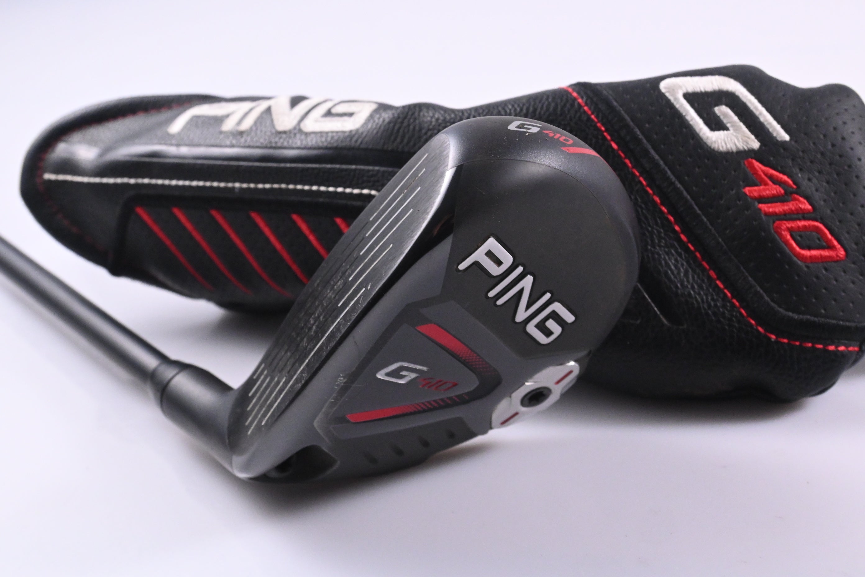 Left Hand Ping G410 #4 Hybrid / 22 Degree / Senior Flex Ping Alta CB Red 70