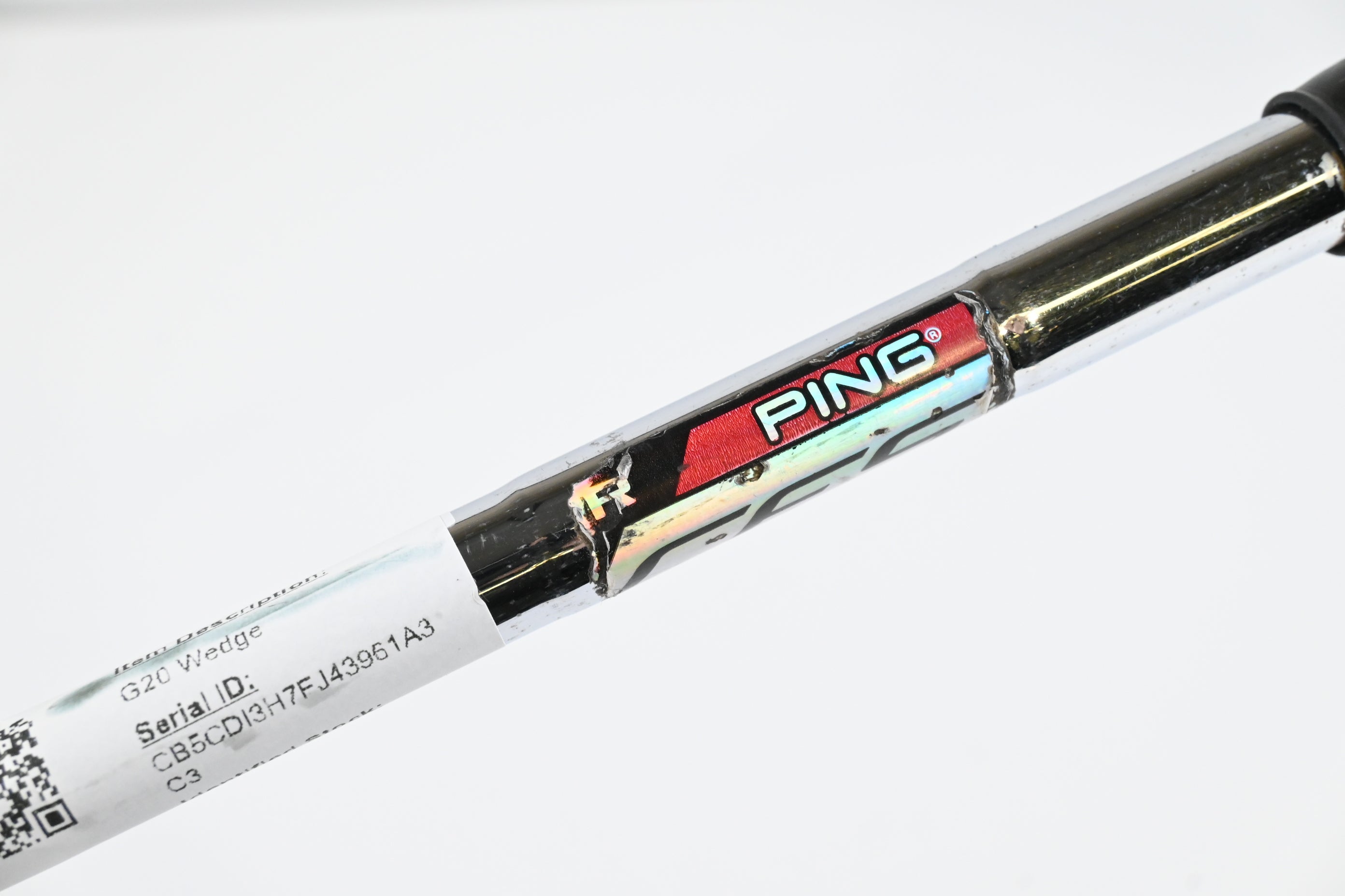 Ping G20 Sand Wedge / 54 Degree / Black Dot / Regular Flex Ping CFS Shaft