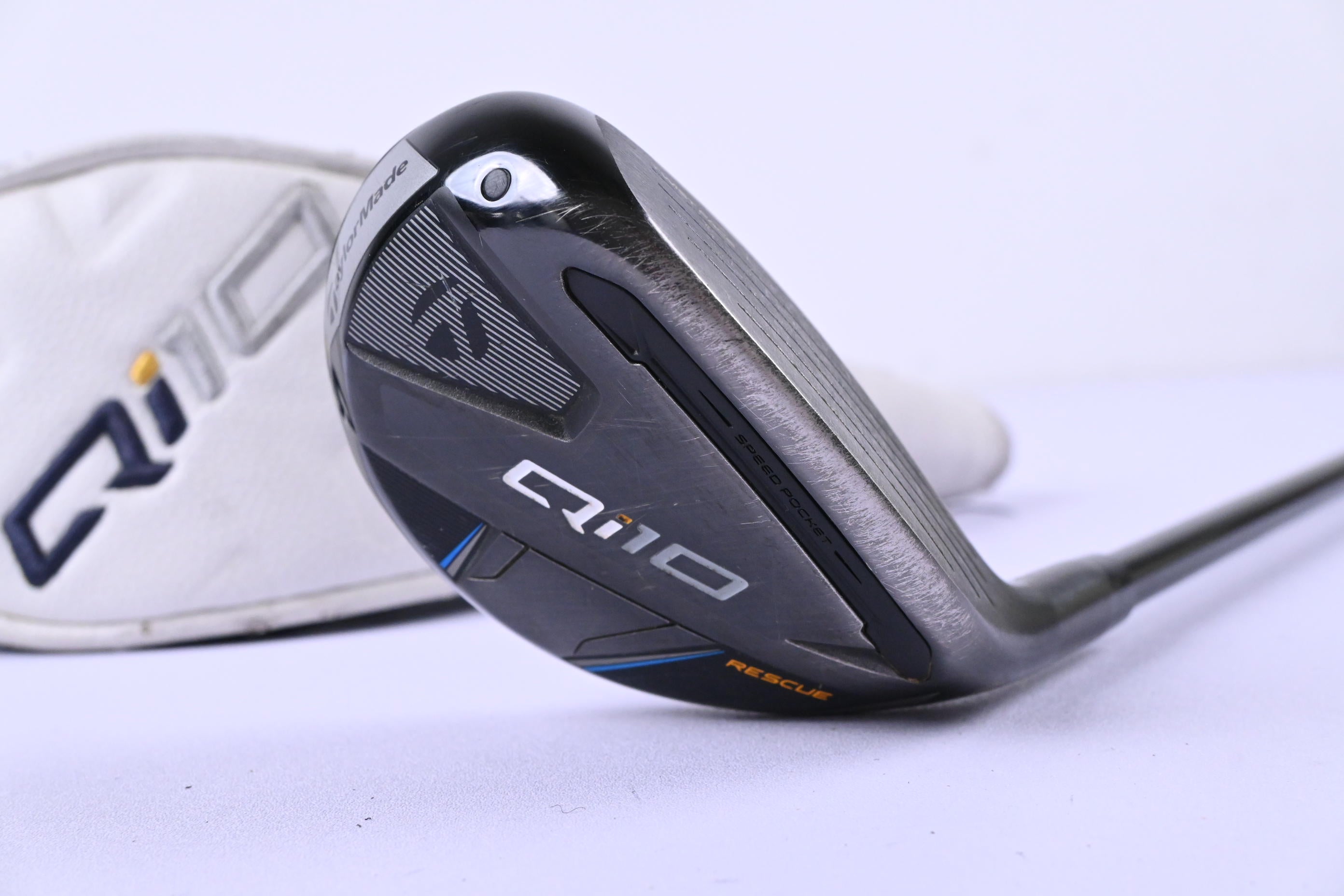 Taylormade Qi10 #3 Hybrid / 19 Degree / Stiff Flex Ventus TR Blue 7 Shaft