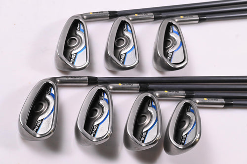 Ping GMax Irons / 5-PW+SW / Yellow Dot / Senior Flex Ping CFS 70 Shafts