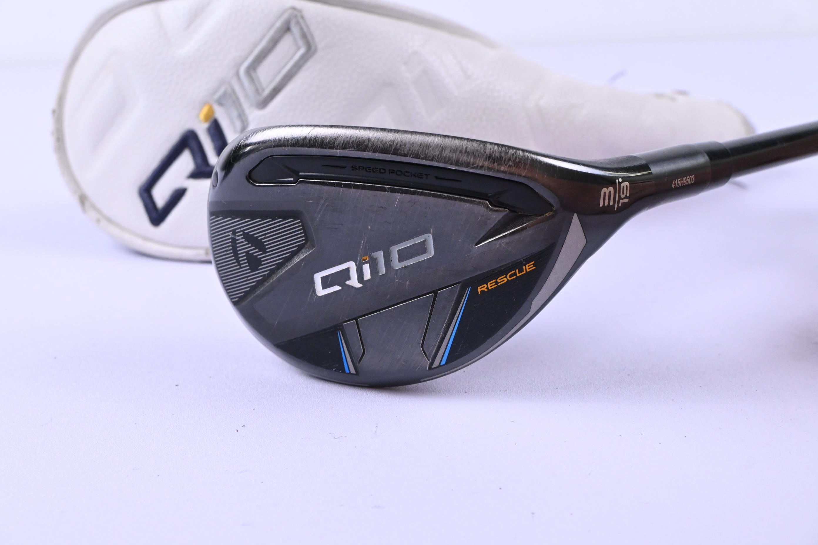 Taylormade Qi10 #3 Hybrid / 19 Degree / Stiff Flex Ventus TR Blue 7 Shaft