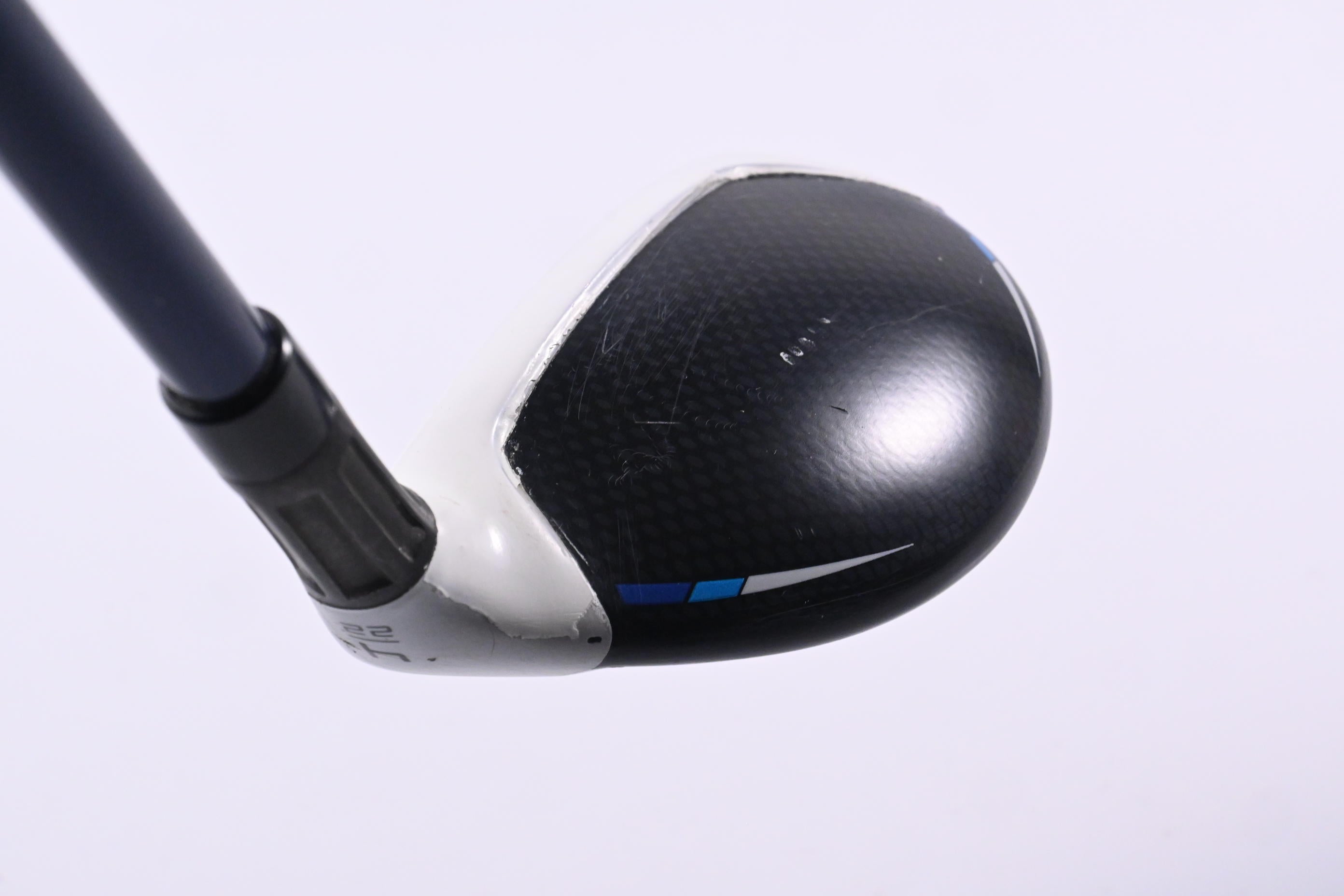 Taylormade SIM2 Max #4 Hybrid / 22 Degree / Stiff Flex Ventus Blue 7 Shaft