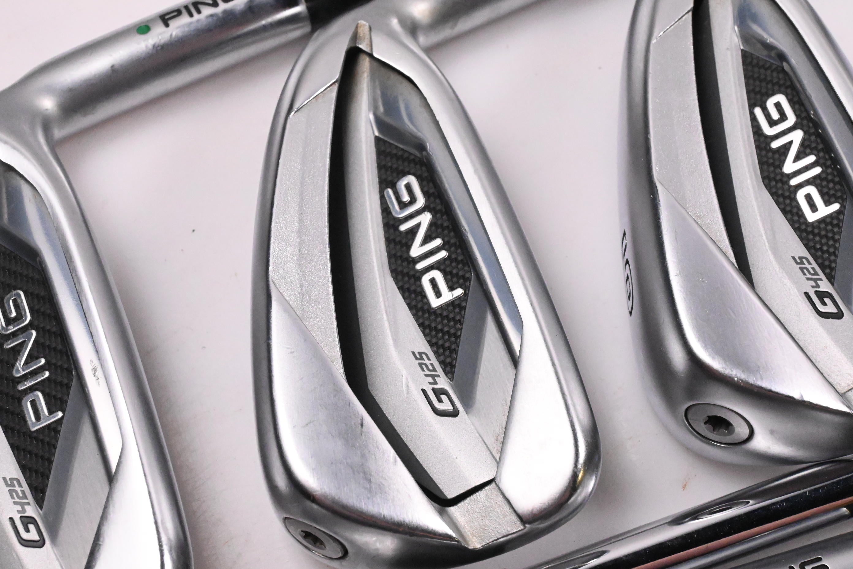 Ping G425 Irons / 4-PW / Green Dot / Regular Flex Ping AWT Shafts