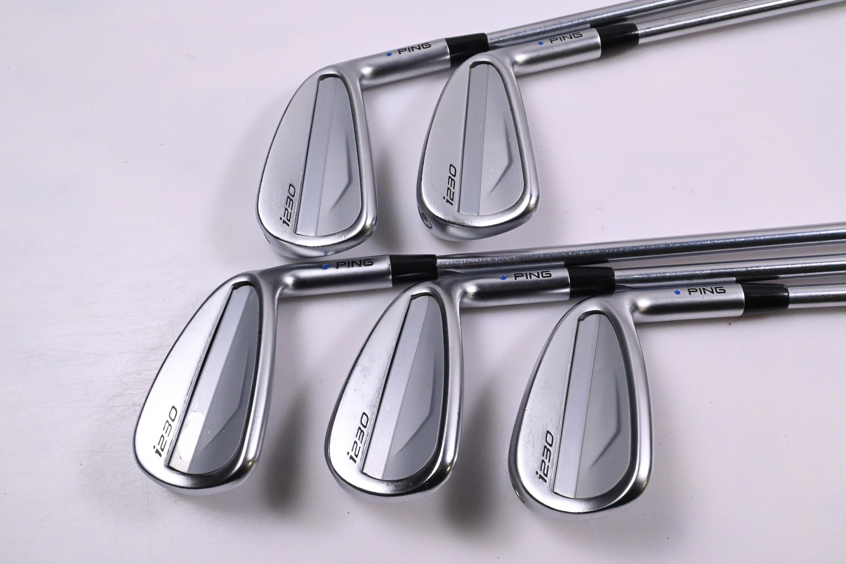 Ping i230 Irons / 6-PW / Blue Dot / Regular Flex Project X IO 105 Shafts