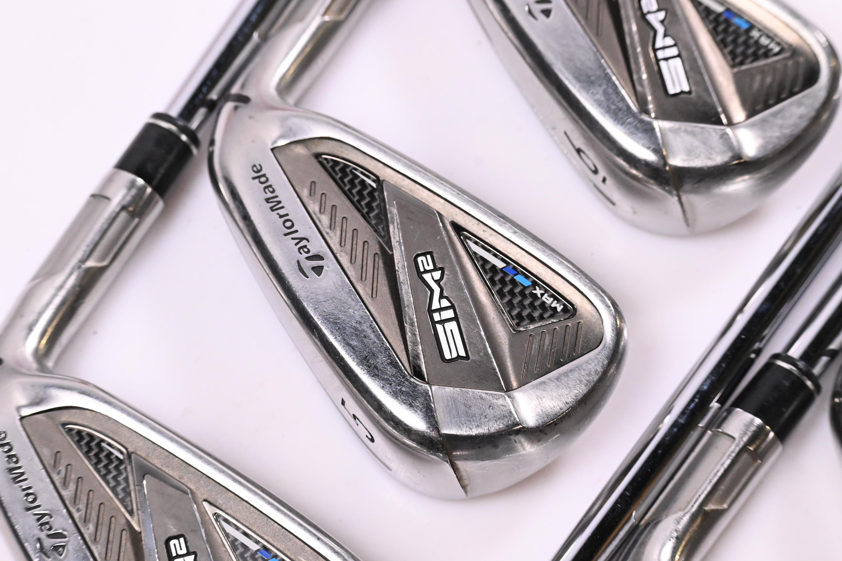 Taylormade SIM2 Max Irons / 4-PW / Stiff Flex KBS MAX MT 85 Shafts