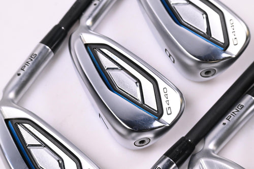 Ping G440 Irons / 6-PW+GW / Black Dot / Regular Flex Ping Alta CB Blue Shafts