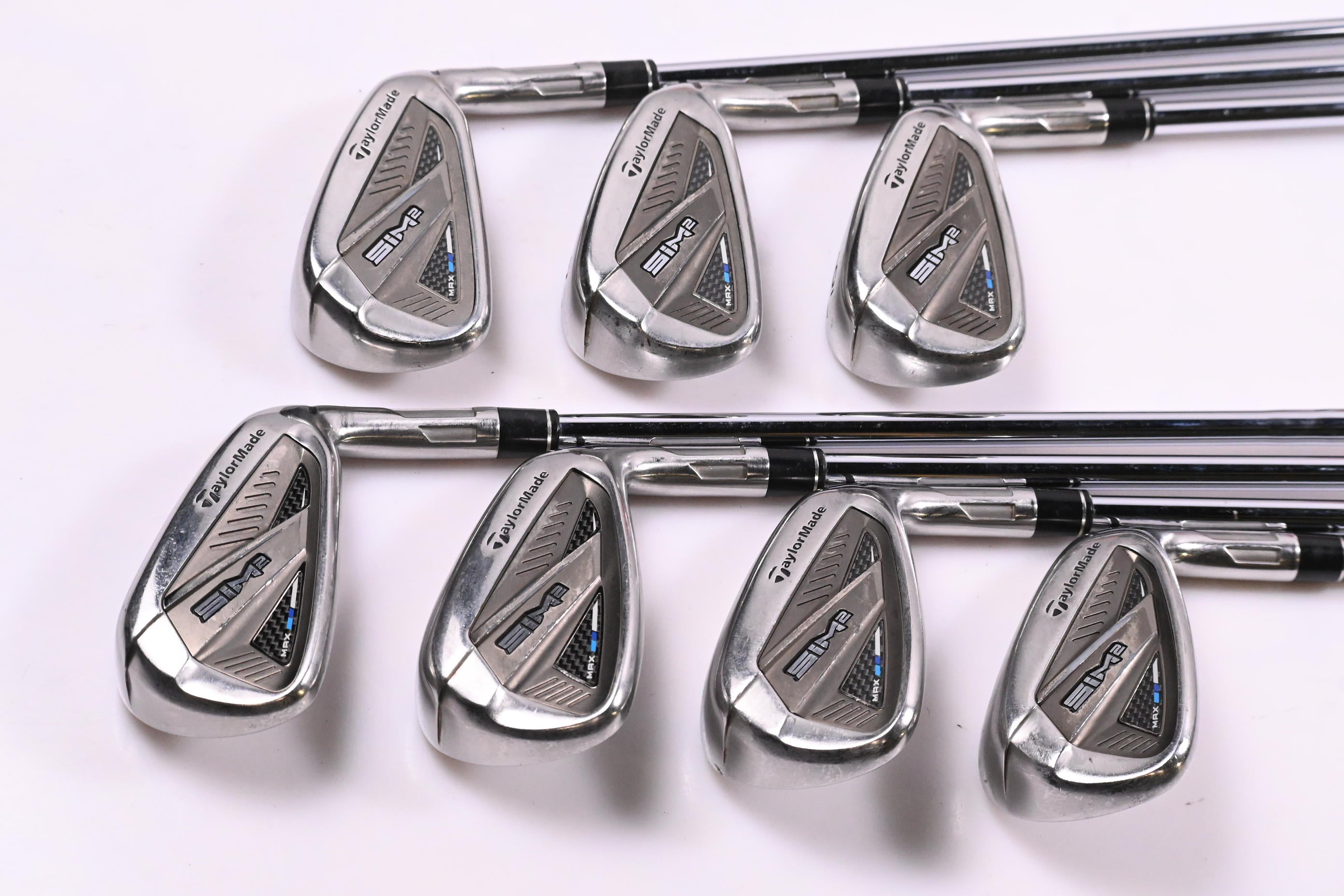 Taylormade SIM2 Max Irons / 4-PW / Stiff Flex KBS MAX MT 85 Shafts
