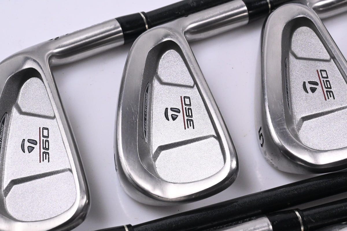 Taylormade 360 Series Irons / 4-PW+SW / Regular Flex Taylormade Shafts