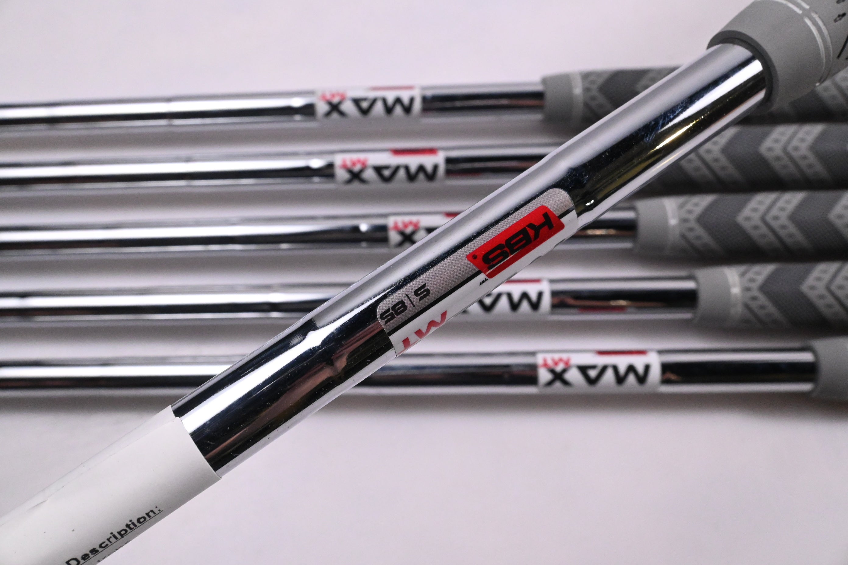 Taylormade Stealth Irons / 5-PW / Stiff Flex KBS MAX MT 85 Shafts