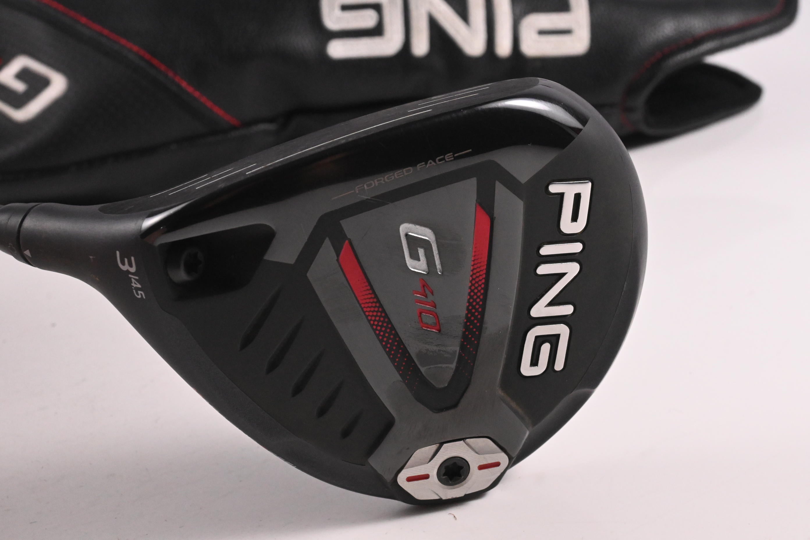 Left Hand Ping G410 #3 Wood / 14.5 Degree / Senior Flex Ping Alta CB Red 65