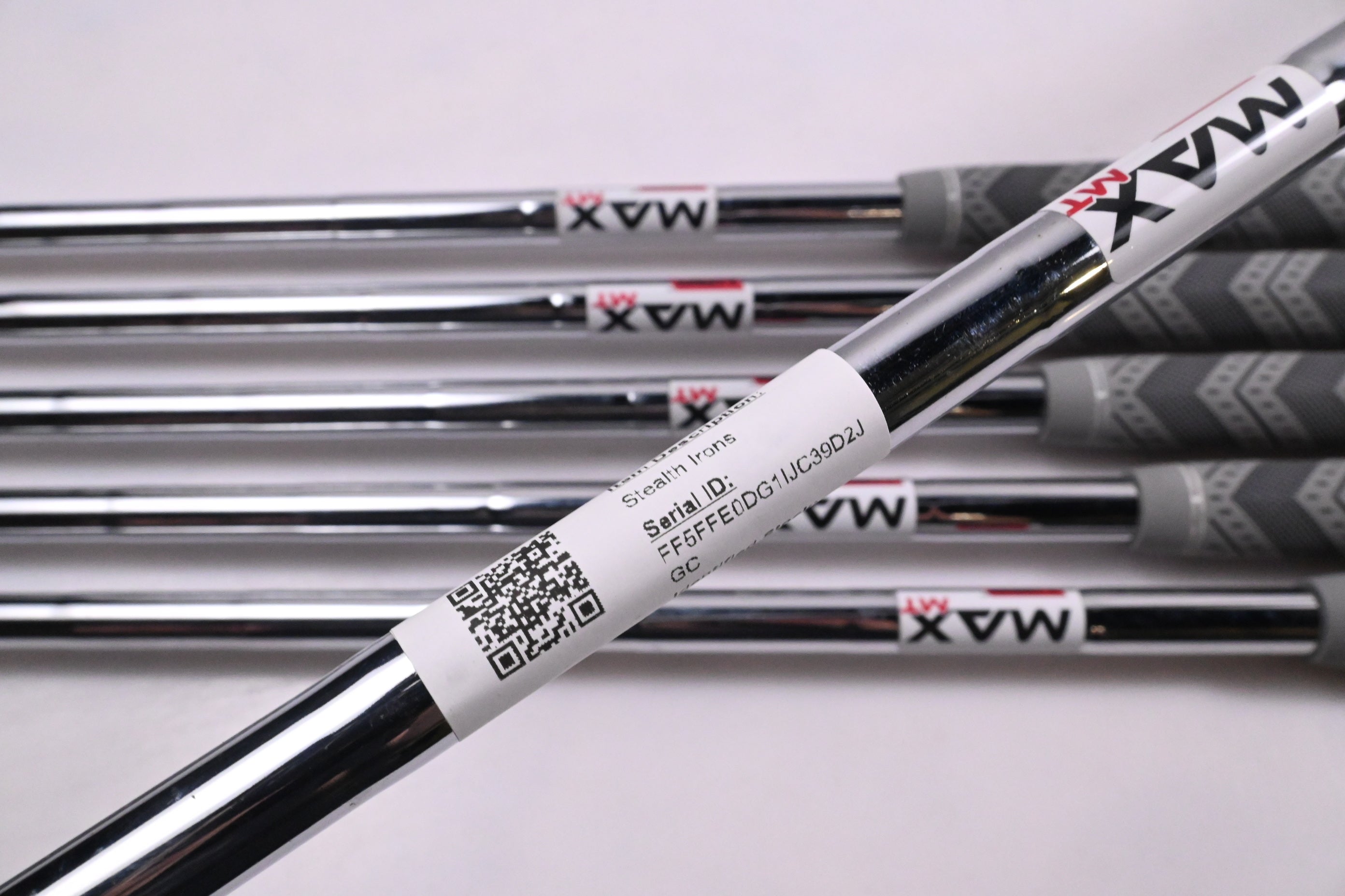 Taylormade Stealth Irons / 5-PW / Stiff Flex KBS MAX MT 85 Shafts