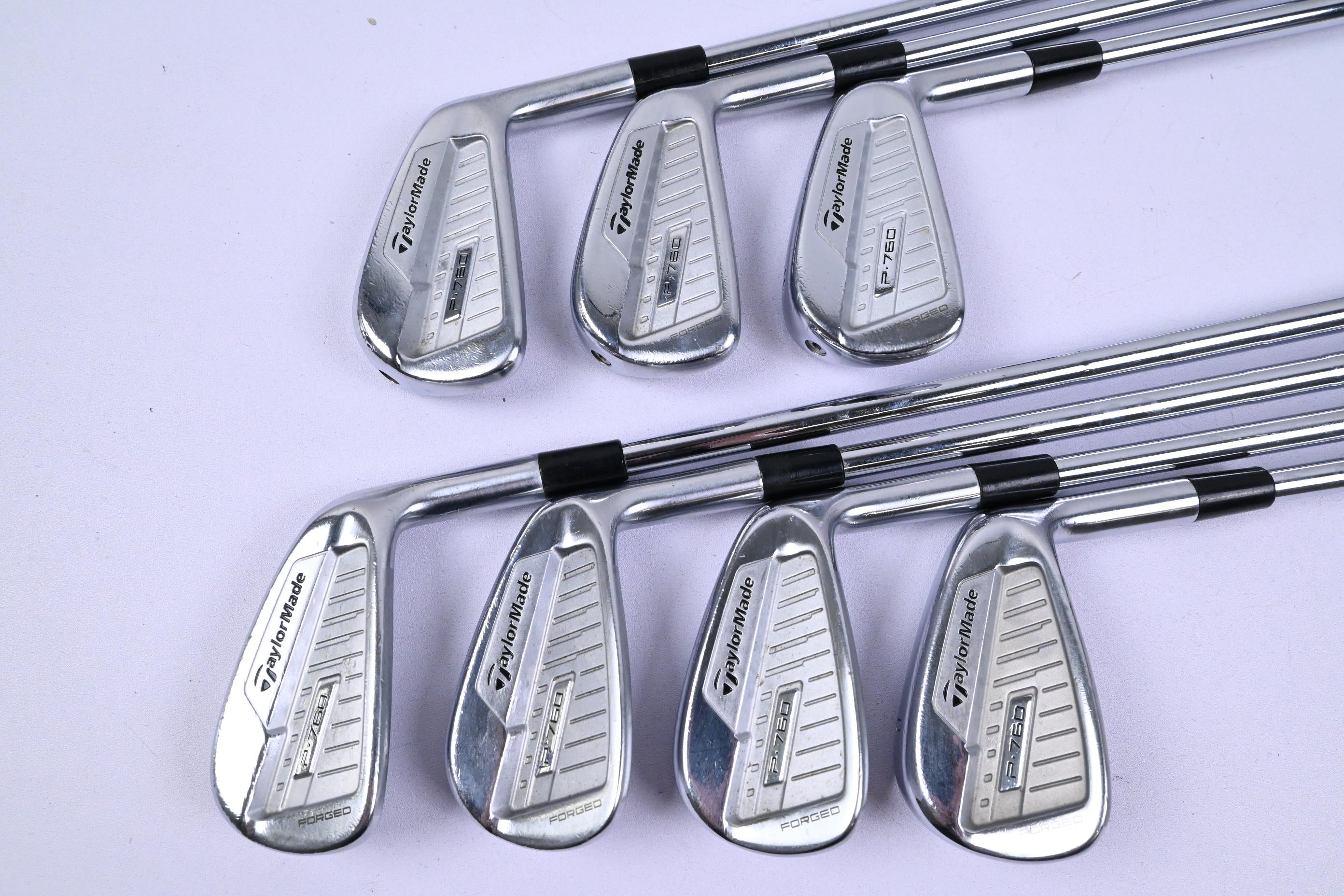 Taylormade P760 Irons / 4-PW / Stiff Flex Steel Shafts