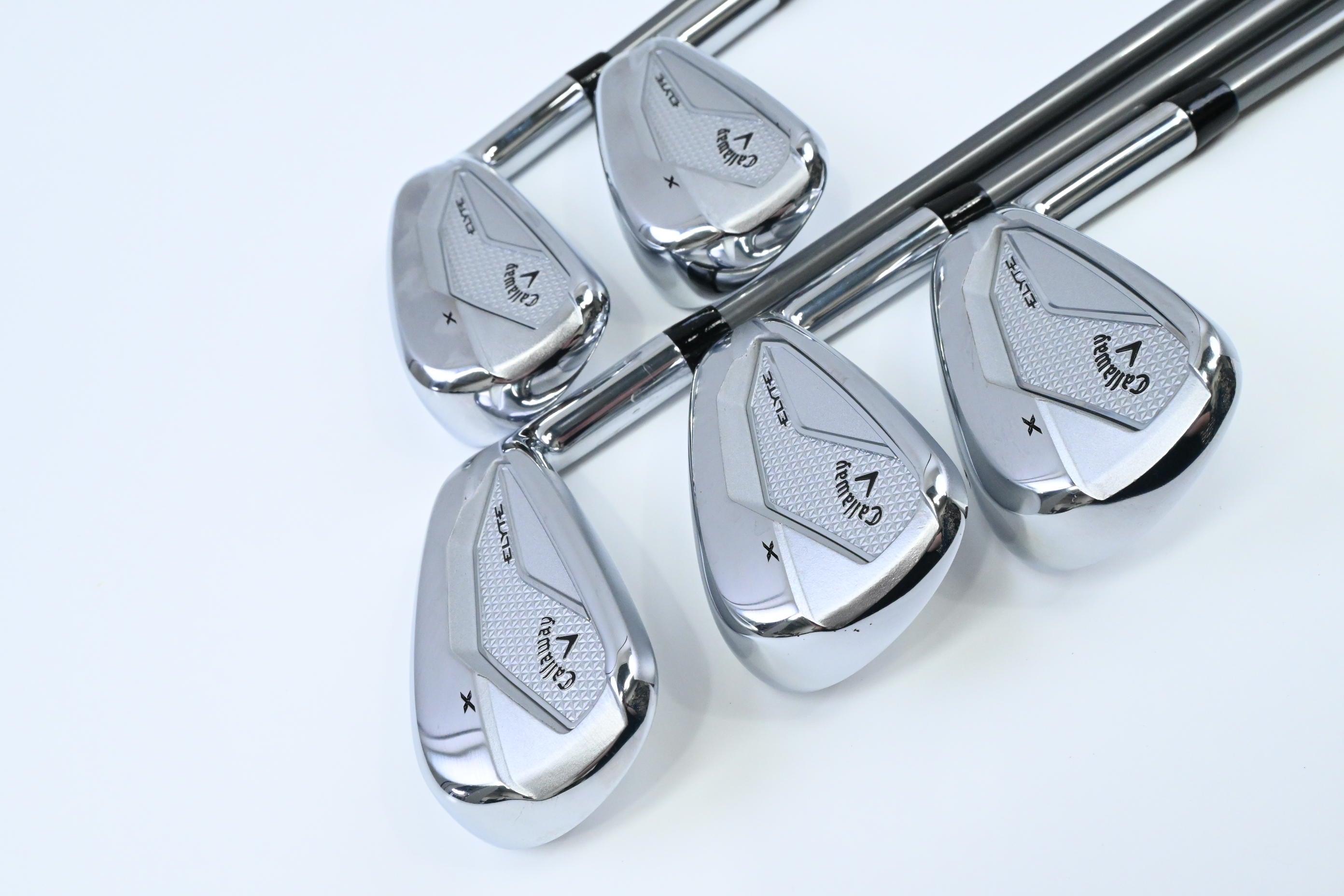 Callaway Elyte X Irons / 6-PW / Senior Flex Project X Denali Charcoal 55 Shafts