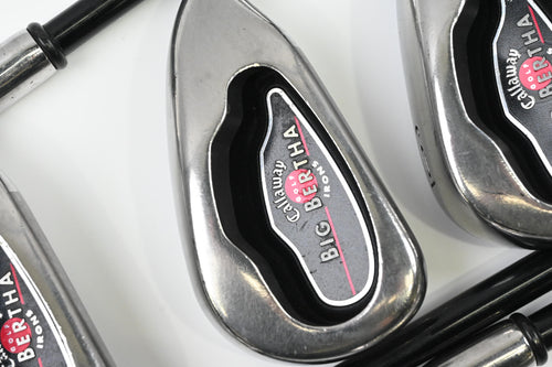 Callaway Big Bertha 2004 Irons / 4-PW+GW / Firm Flex RCH 75i Shaft
