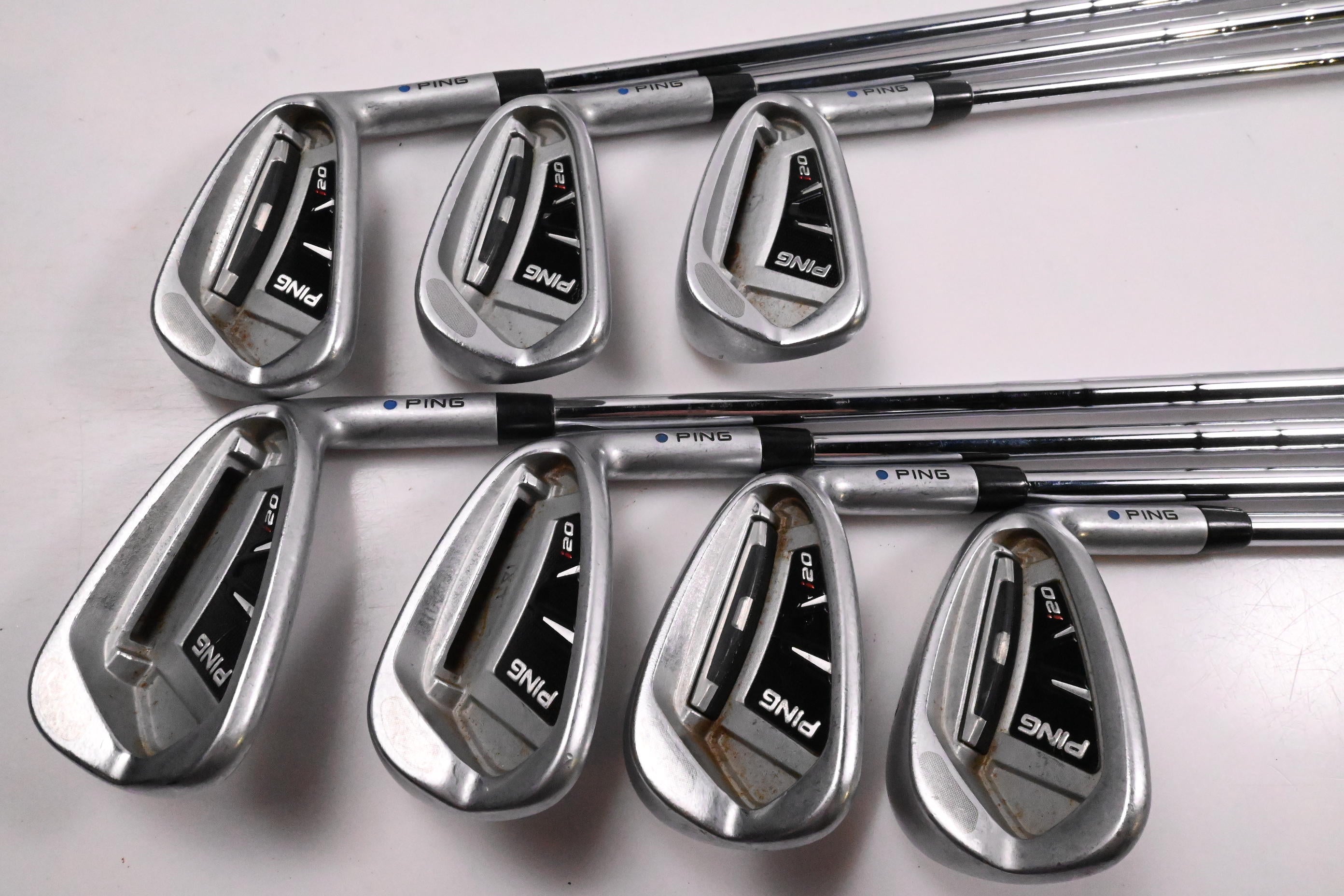Ping i20 Irons / 5-PW-SW / Blue Dot  / Stiff Flex Ping CFS Shafts