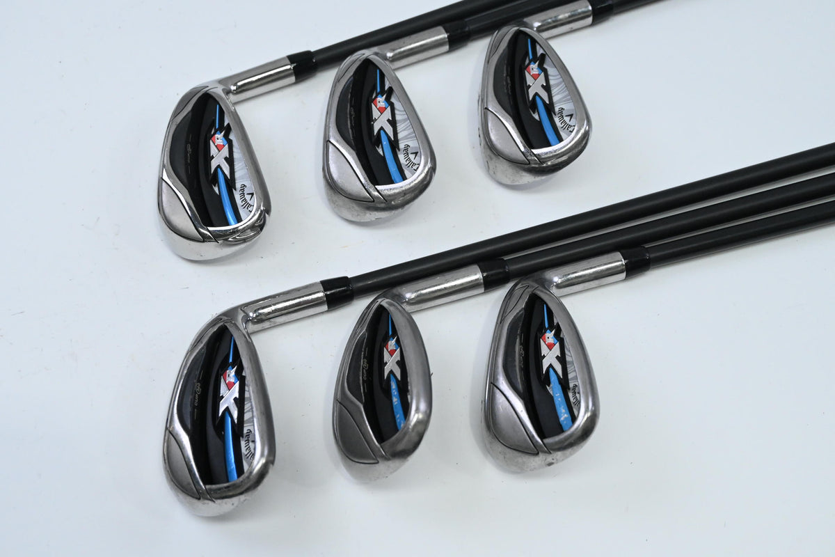 Ladies Callaway XR Irons / 6-PW+SW / Ladies Flex Bassara E Series 50