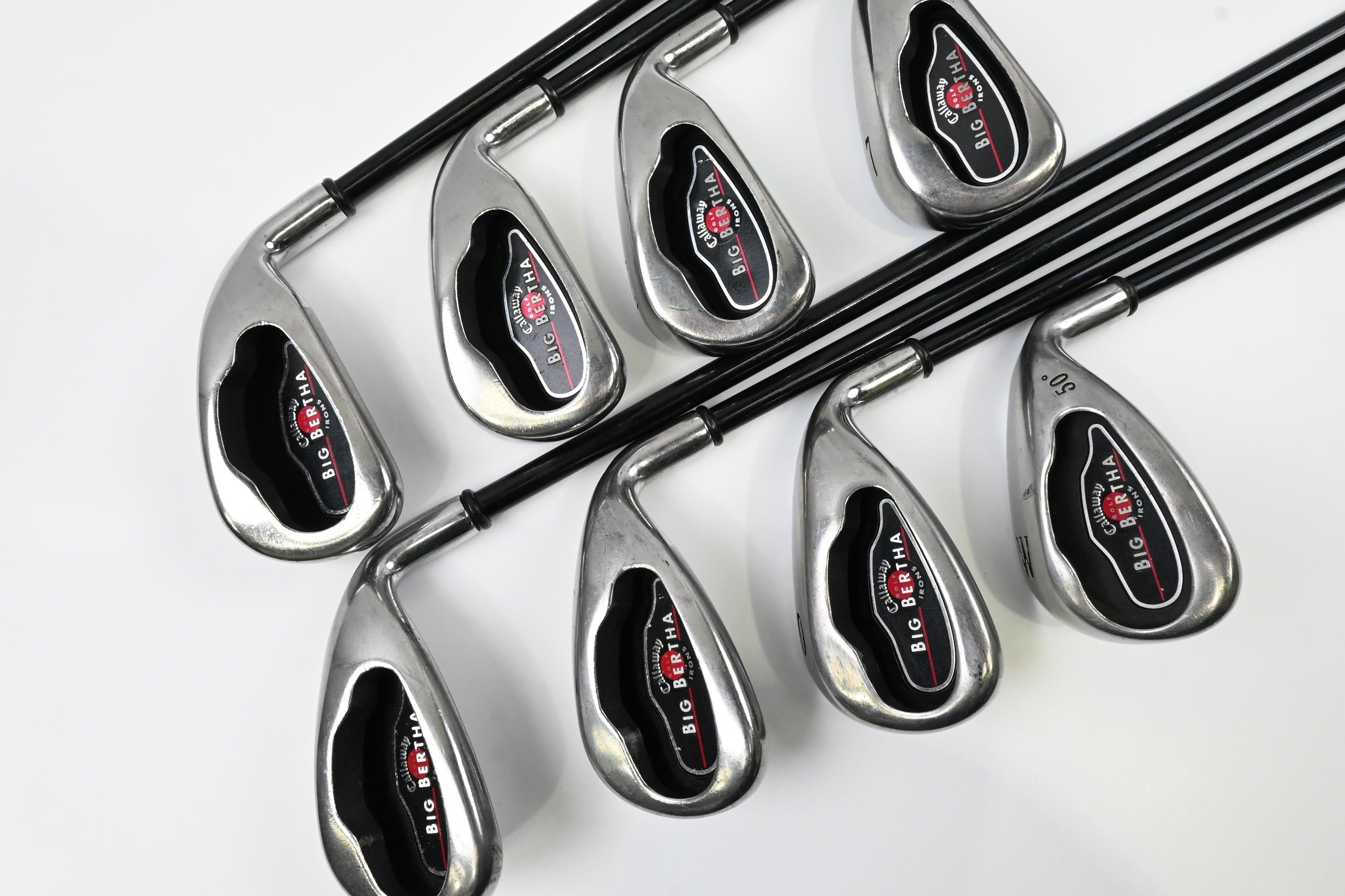 Callaway Big Bertha 2004 Irons / 4-PW+GW / Firm Flex RCH 75i Shaft