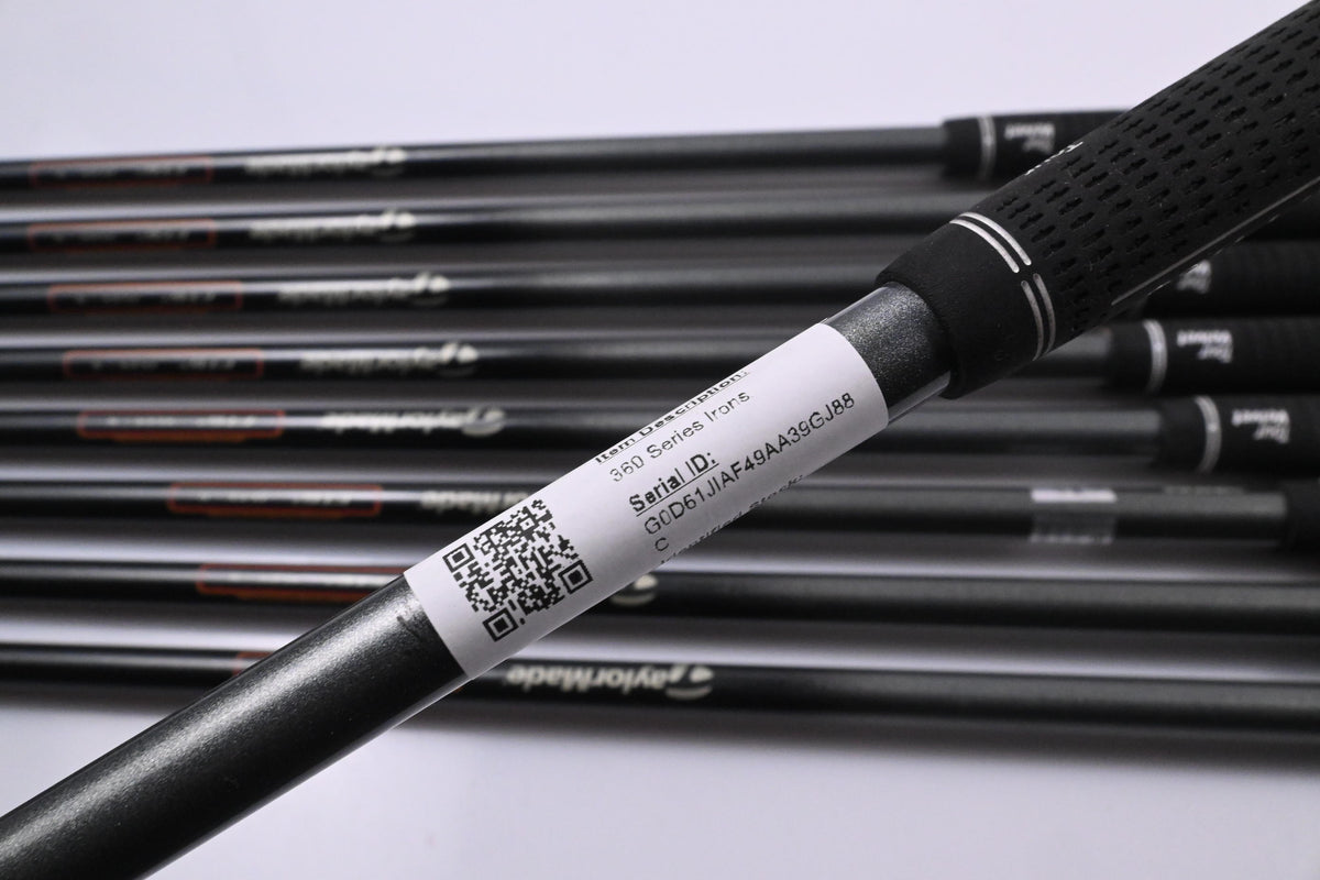 Taylormade 360 Series Irons / 4-PW+SW / Regular Flex Taylormade Shafts