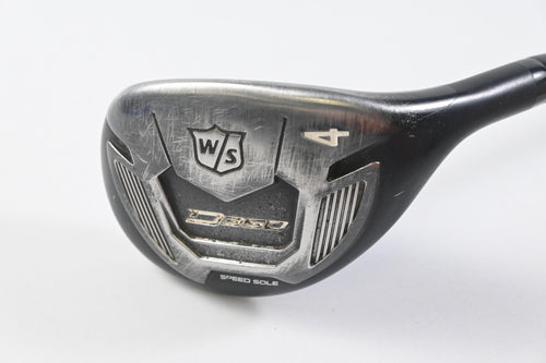 Wilson D350 #4 Hybrid / 22 Degree / Regular Flex UST Elements Chrome 54 Shaft