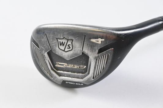 Wilson D350 #4 Hybrid / 22 Degree / Regular Flex UST Elements Chrome 54 Shaft