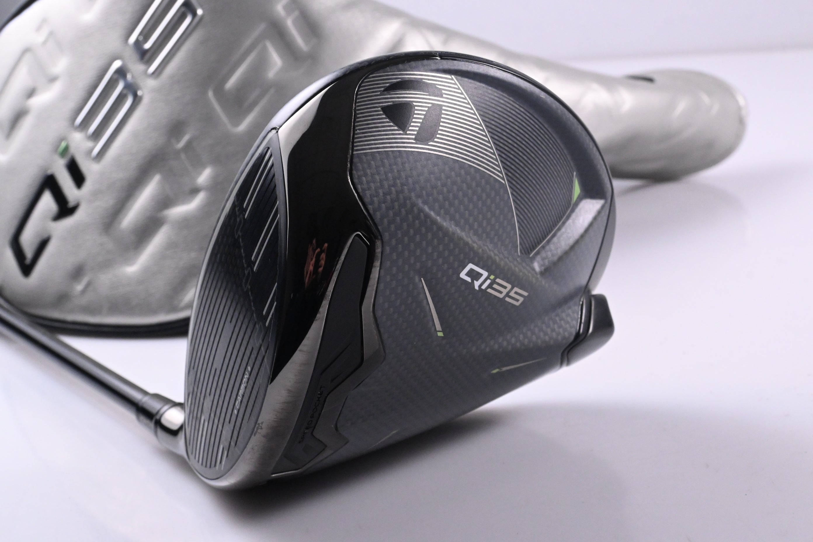 Left Hand Taylormade Qi35 Max Driver / 10.5 Degree / X-Flex HZRDUS Smoke RDX
