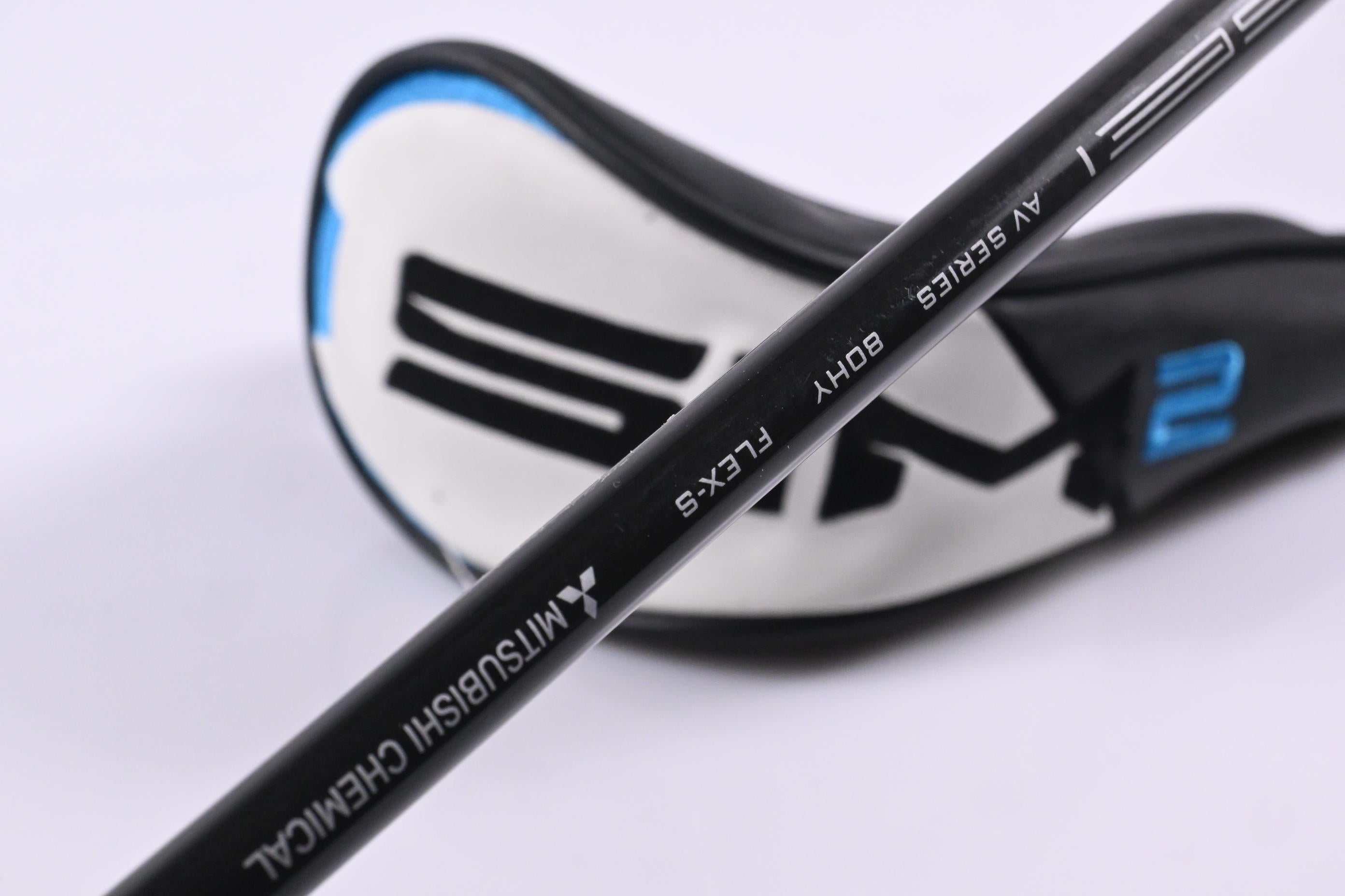 Taylormade SIM2 #4 Hybrid / 22 Degree / Stiff Flex Tensei AV Blue 80 Shaft