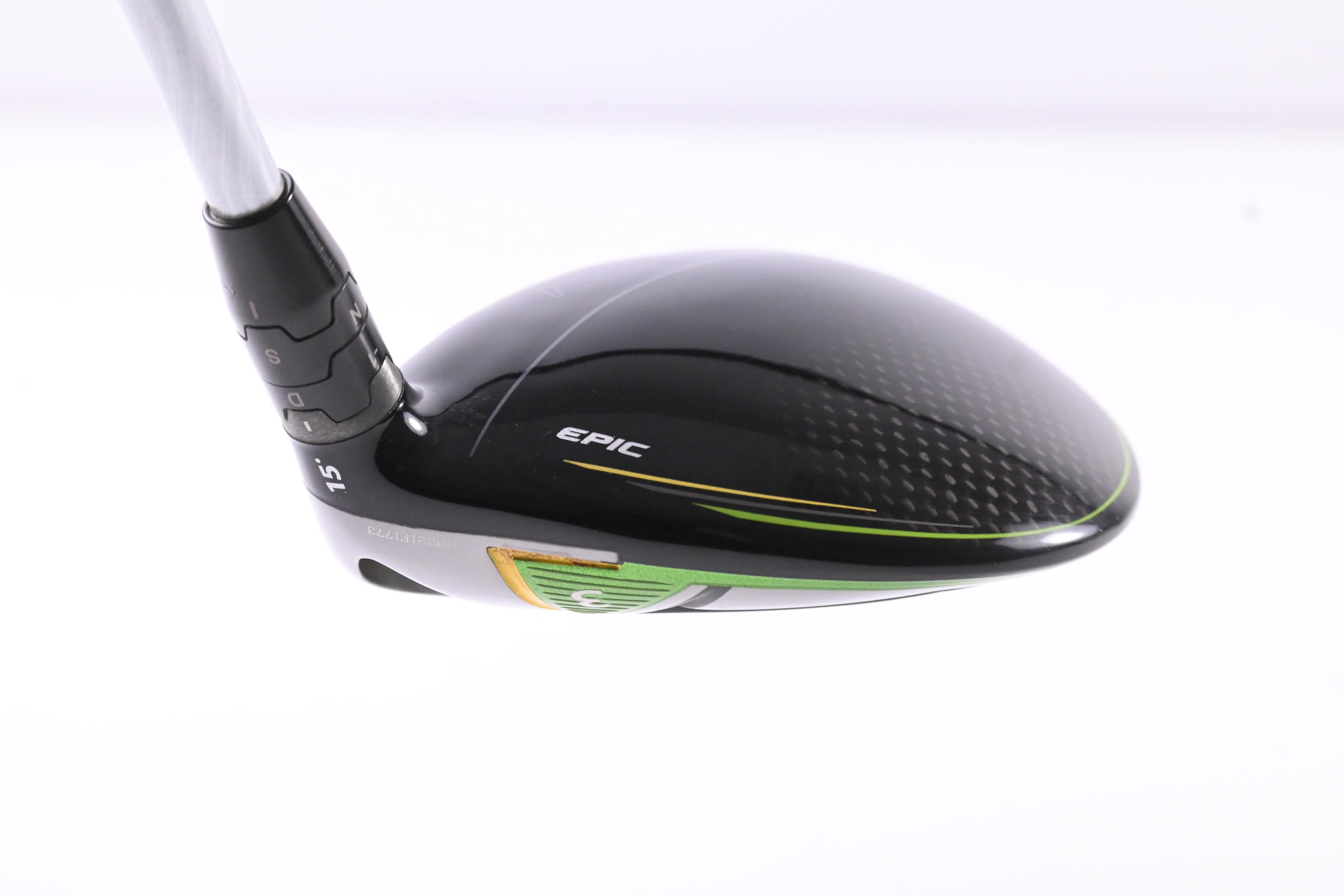 Callaway Epic Flash #3 Wood / 15 Degree / Regular Flex Evenflow Green 65 Shaft