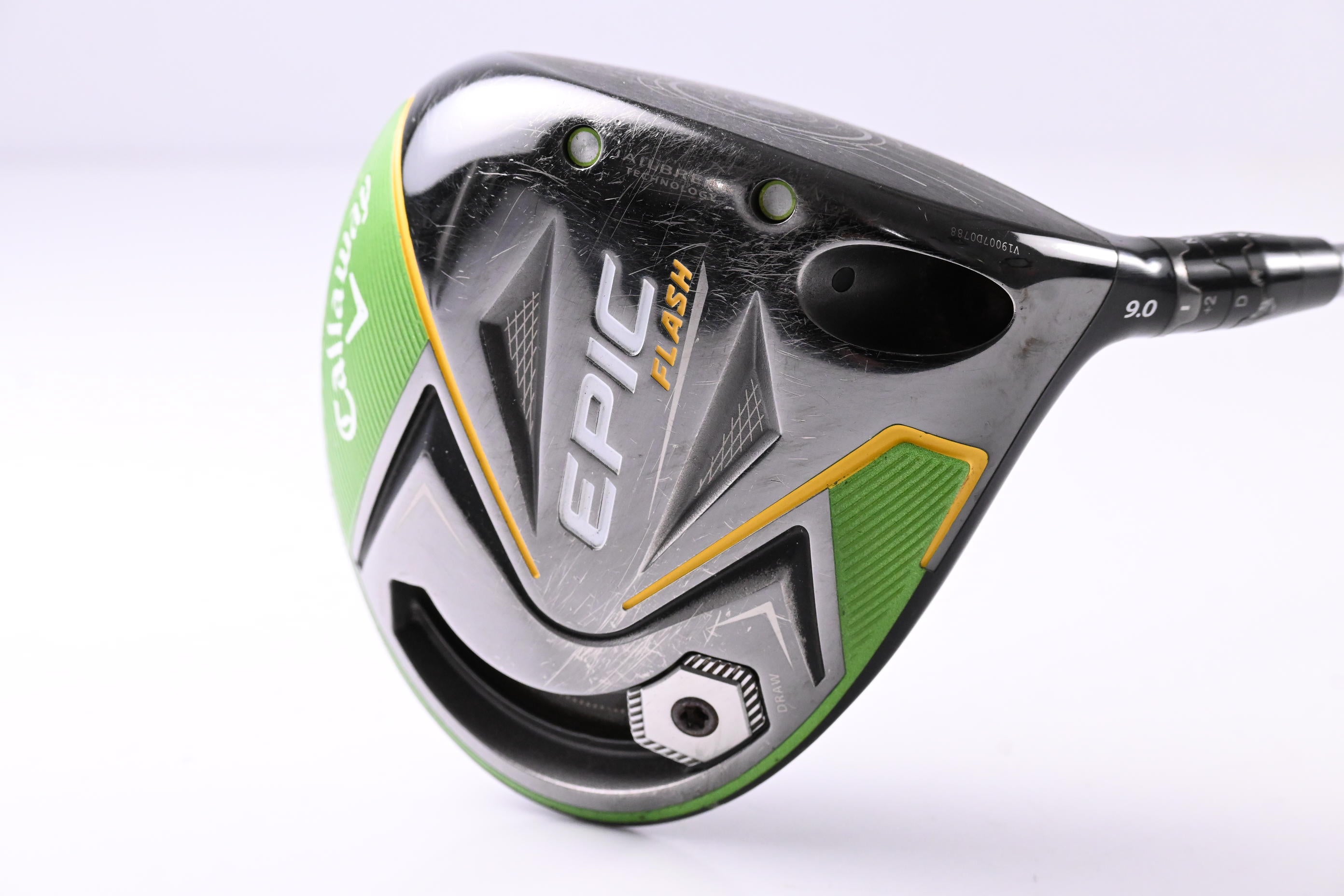 Callaway Epic Flash Driver / 9 Degree / Regular Flex Evenflow Green 55 Shaft