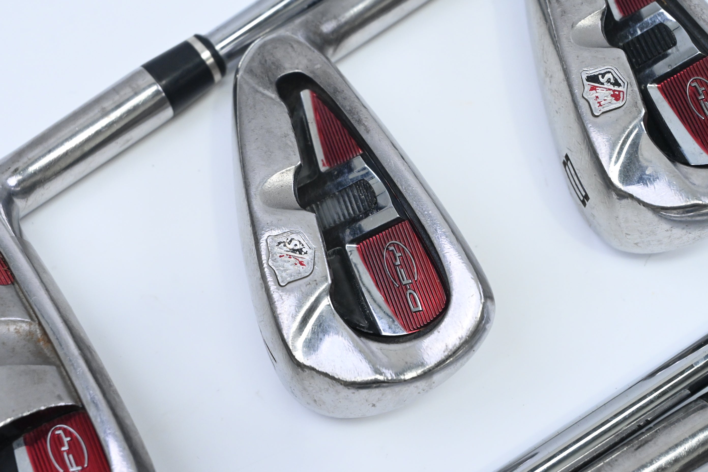Wilson D-FY Irons / 6-PW+SW / Stiff Flex Wilson HH Half 76 Shaft