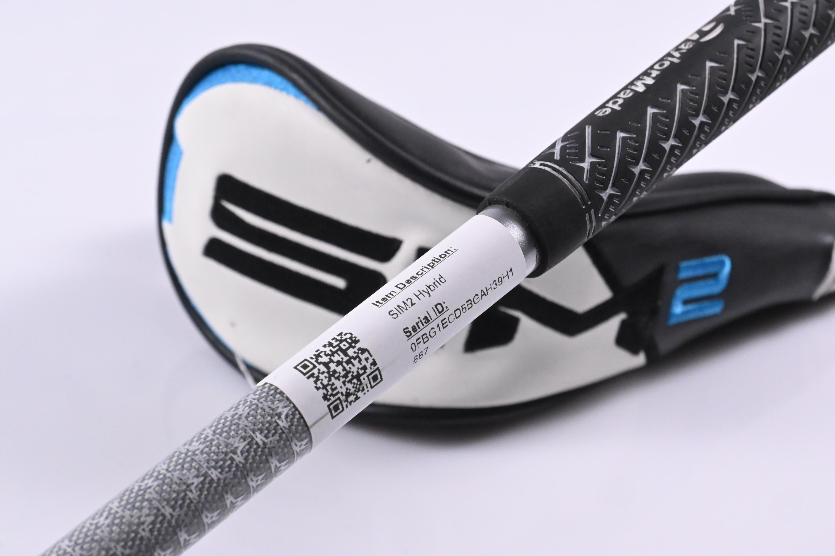Taylormade SIM2 #4 Hybrid / 22 Degree / Stiff Flex Tensei AV Blue 80 Shaft