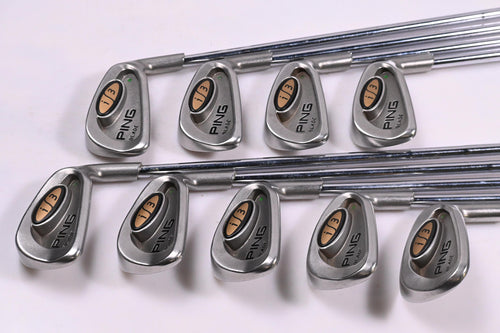 Ping i3 Irons / 3-PW+SW / Green Dot / Stiff Flex Ping JZ Shafts