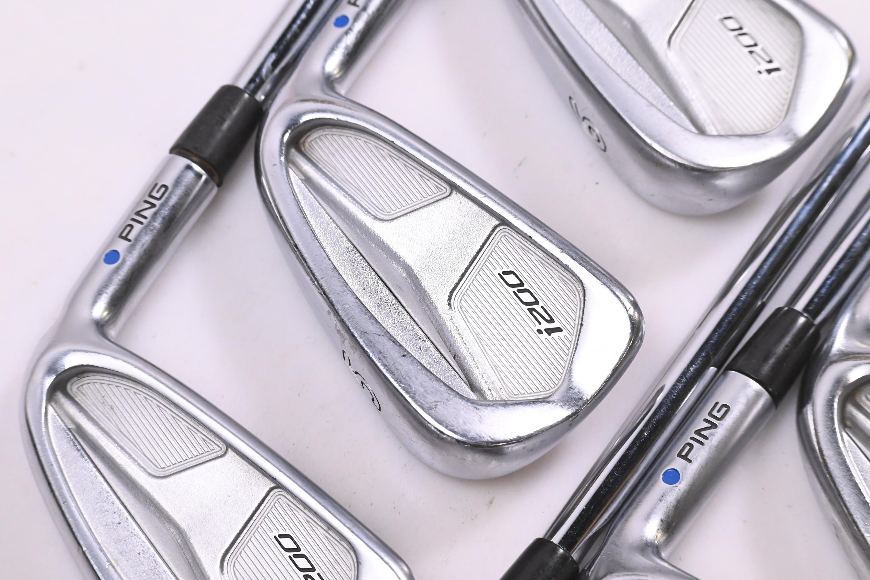 Ping i200 Irons / 4-PW / Blue Dot / Stiff Flex Project X Shafts