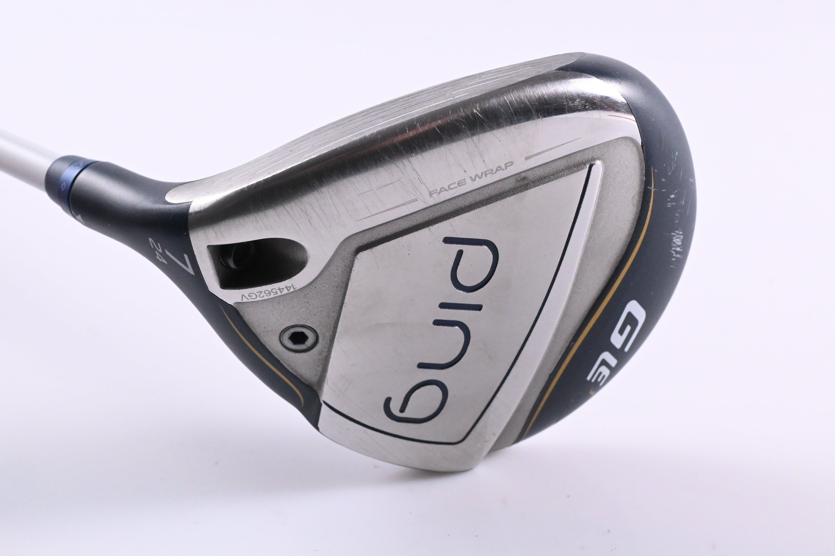 Left Hand Ping G Le3 #7 Wood / 24 Degree / Ladies Flex Ping ULT 250 Shaft
