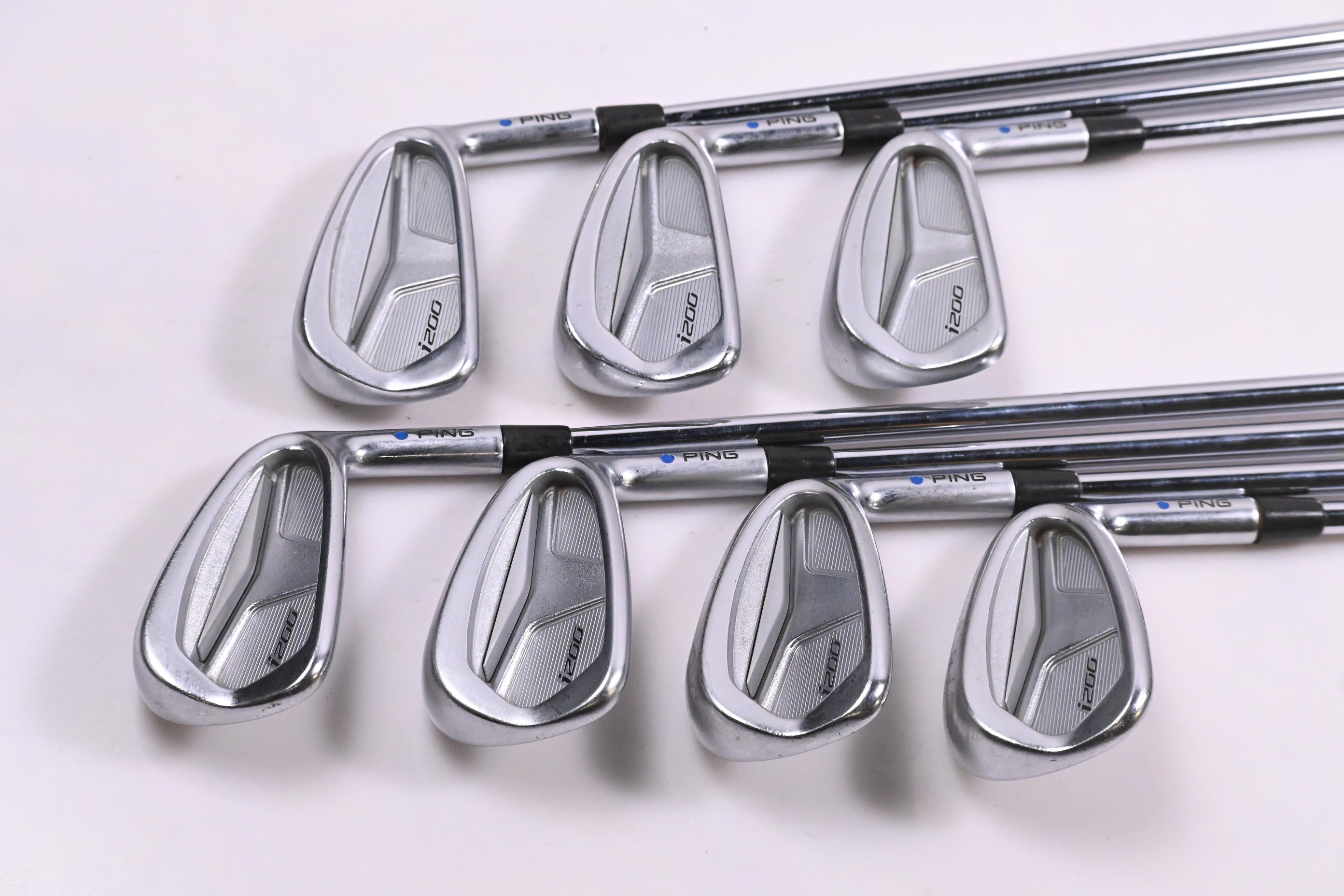 Ping i200 Irons / 4-PW / Blue Dot / Stiff Flex Project X Shafts