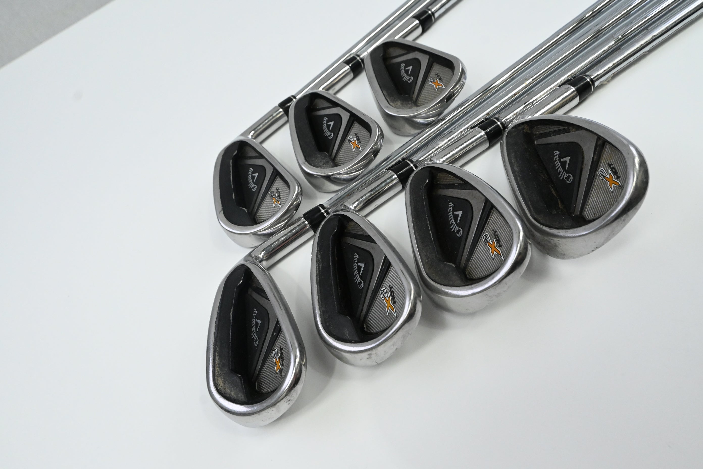 Callaway X2 Hot Irons / 5-PW+SW / Regular Flex Speedstep 85 Shafts