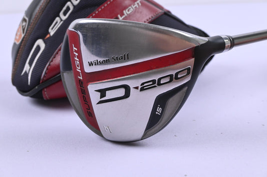 Wilson Staff D200 #3 Wood / 15 Degree / Regular Flex Elements Chrome Shaft