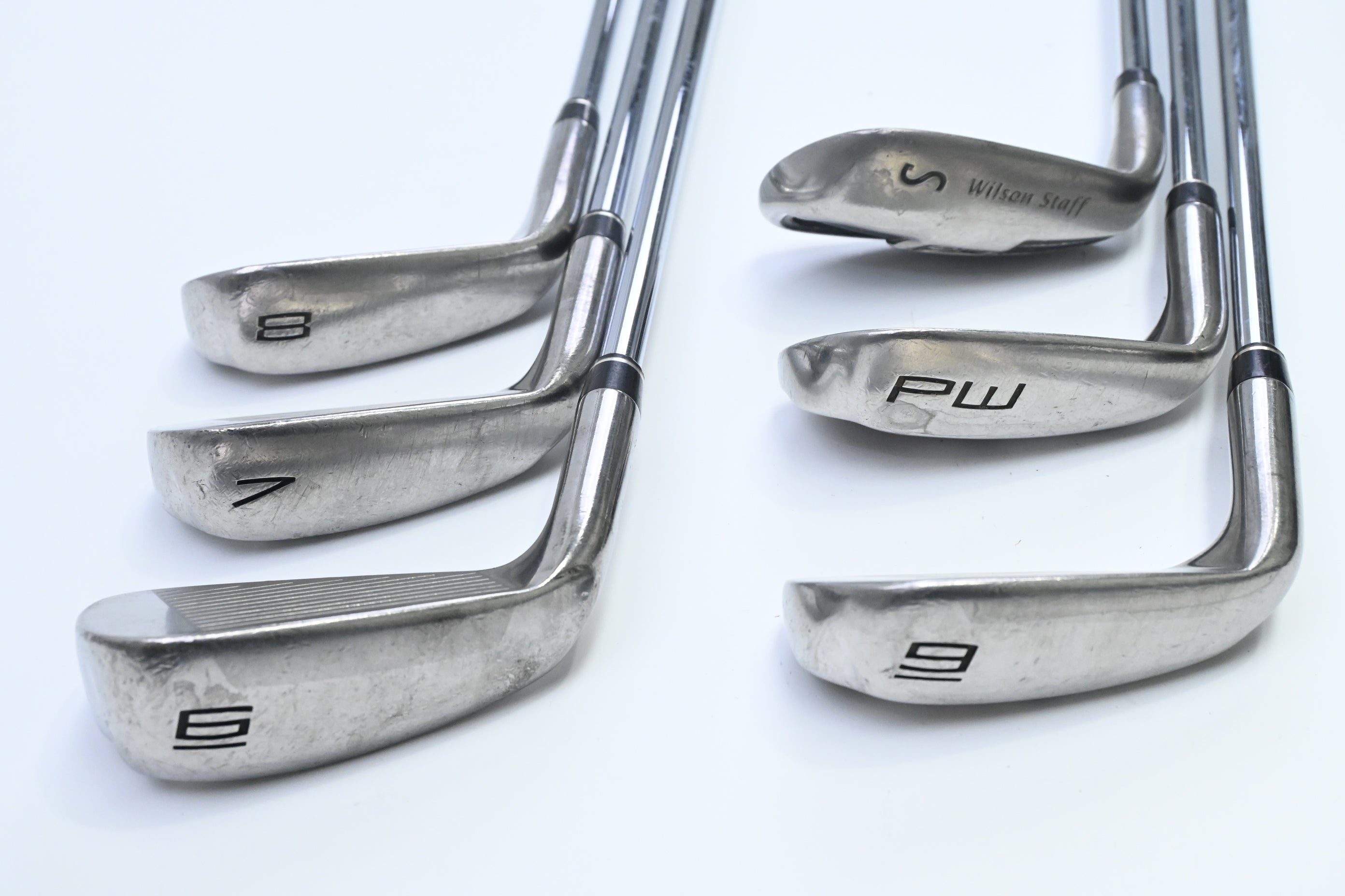 Wilson D-FY Irons / 6-PW+SW / Stiff Flex Wilson HH Half 76 Shaft