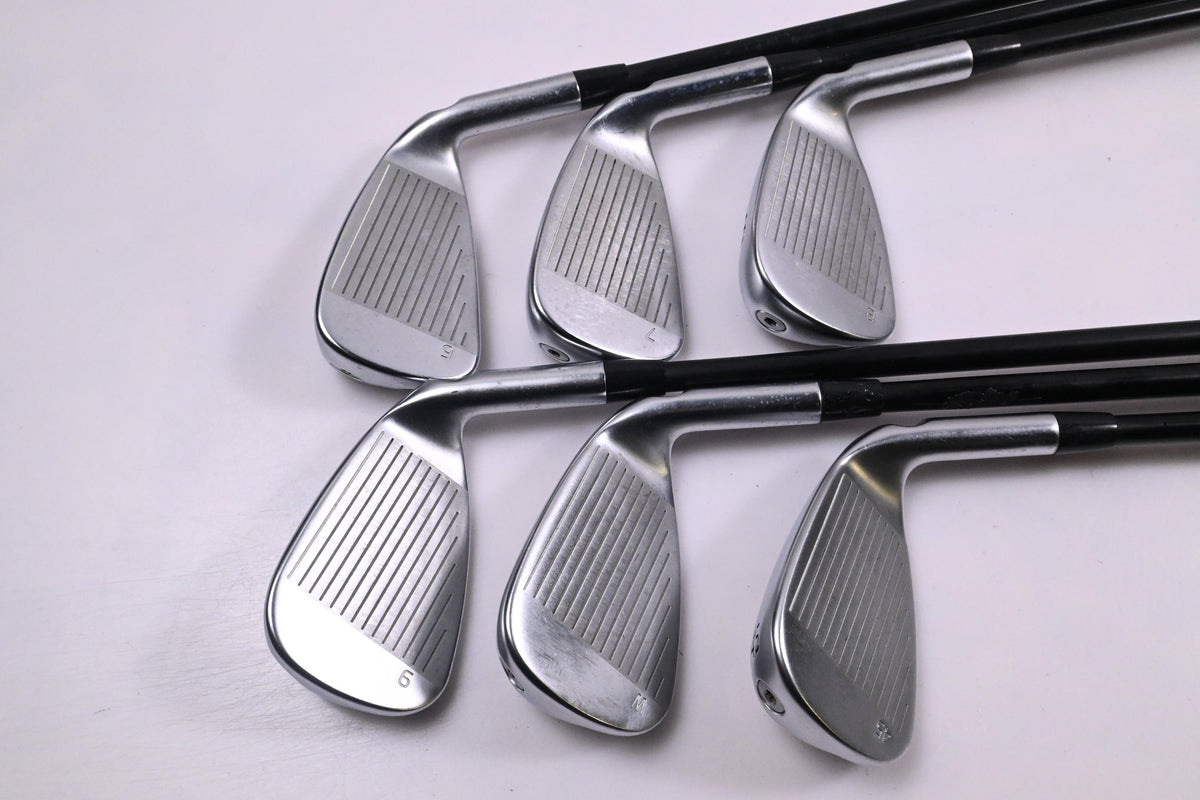Left Hand Ping G430 Irons / 6-PW+45° / Red Dot / Regular Flex Ping Alta CB Black