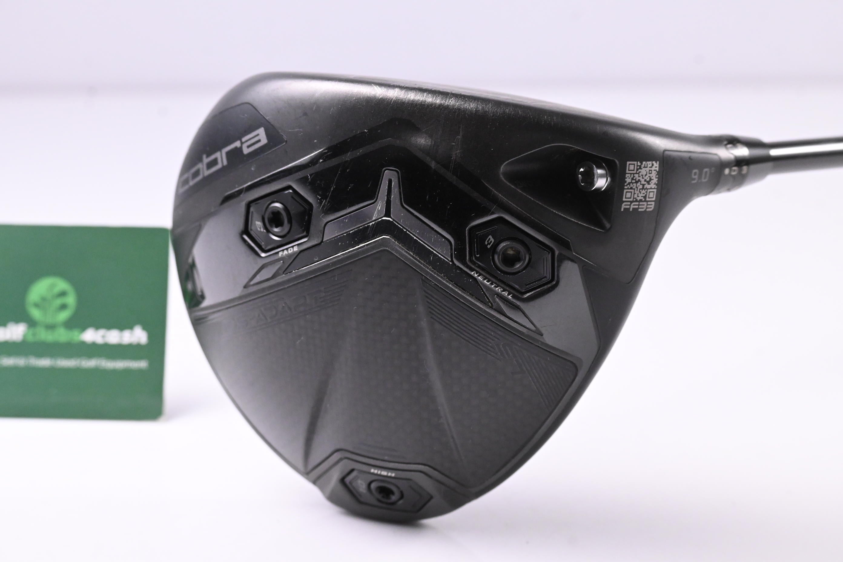 Cobra DS-Adapt LS Driver / 9 Degree / Stiff Flex Denali Black 60 Shaft