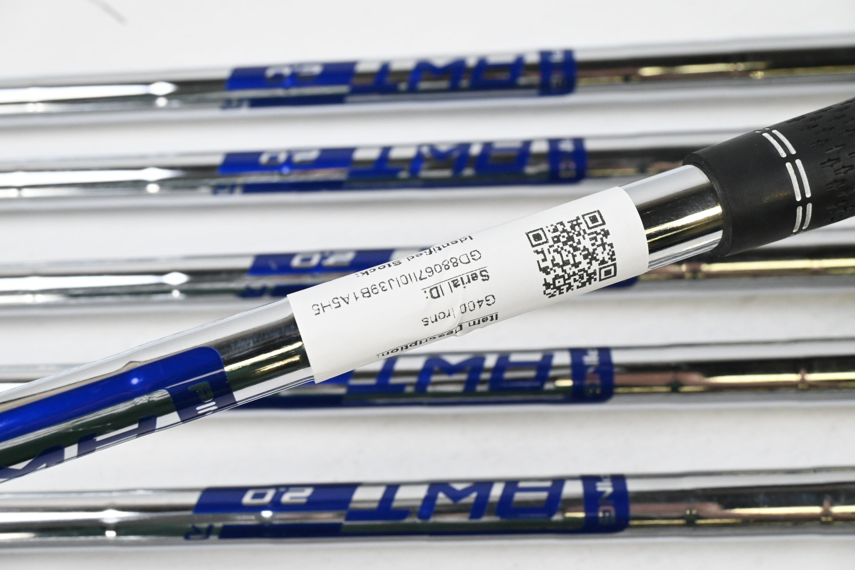 Ping G400 Irons / 6-PW+GW+SW / Blue Dot / Regular Flex Ping AWT 2.0 Shafts