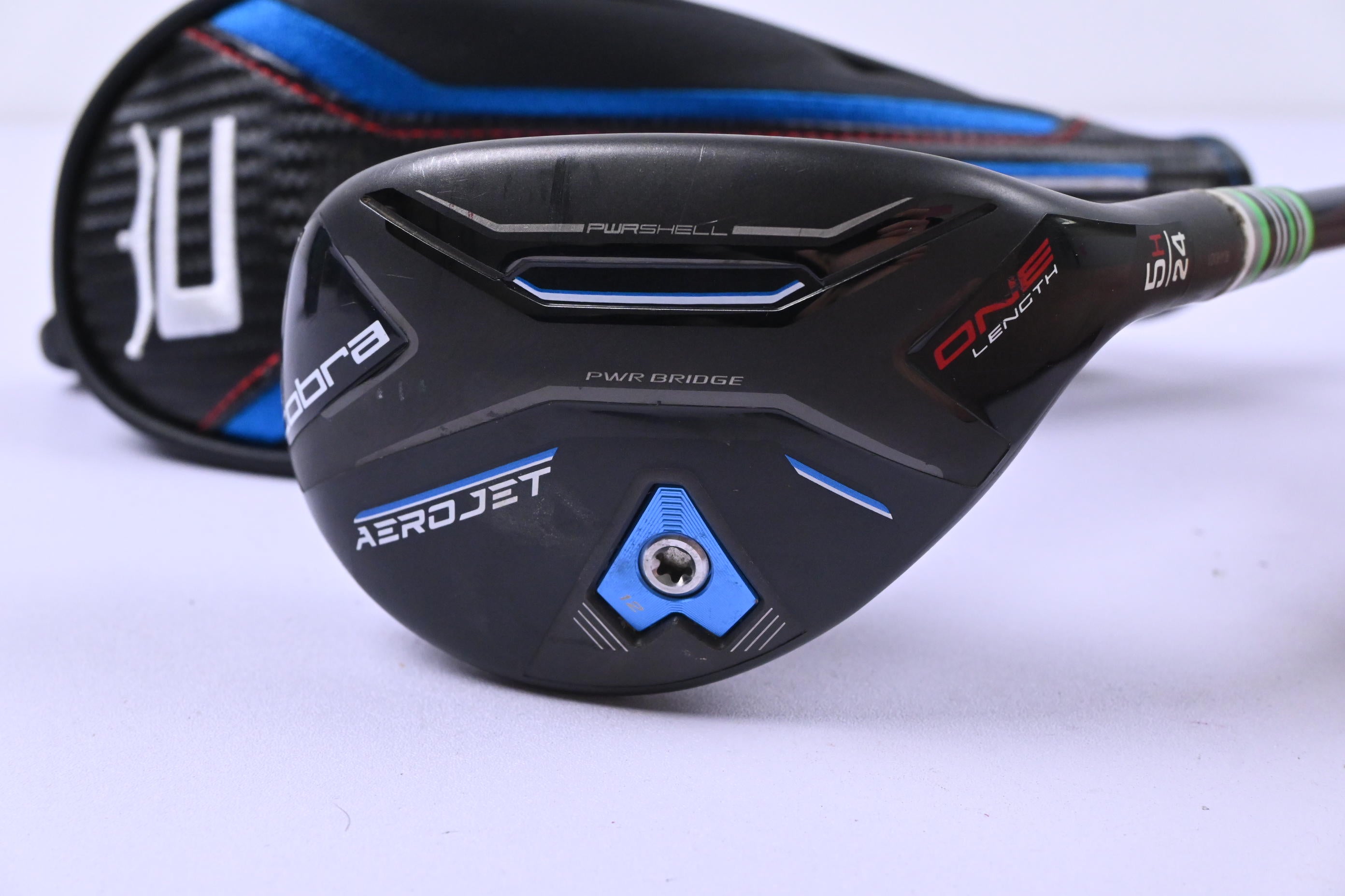 Cobra Aerojet One Length #5 Hybrid / 24 Degree / Stiff Flex Ventus Blue 7 Shaft