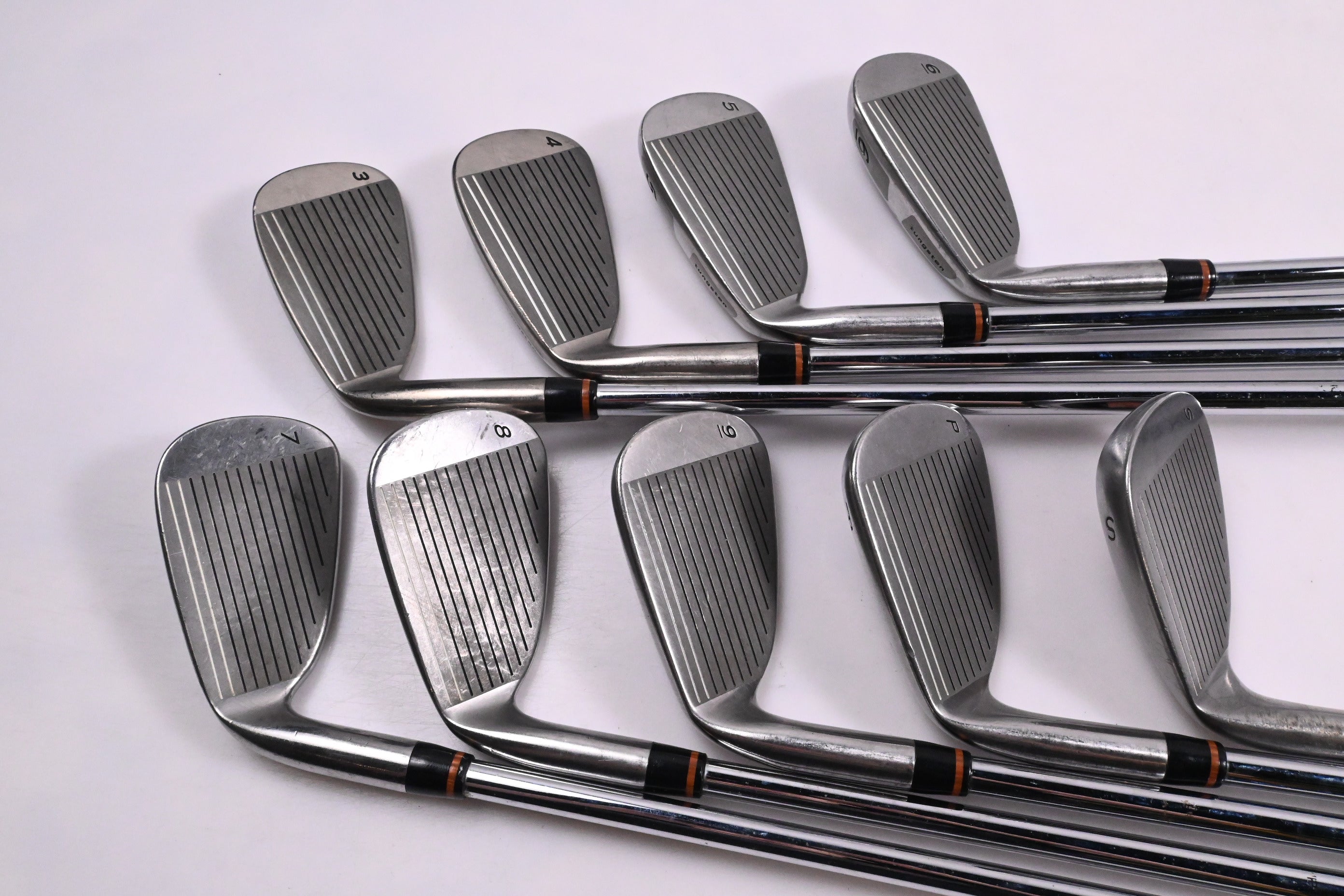 Taylormade Firesole Irons / 3-PW+SW / Stiff Flex Precision Rifle 90 Shafts