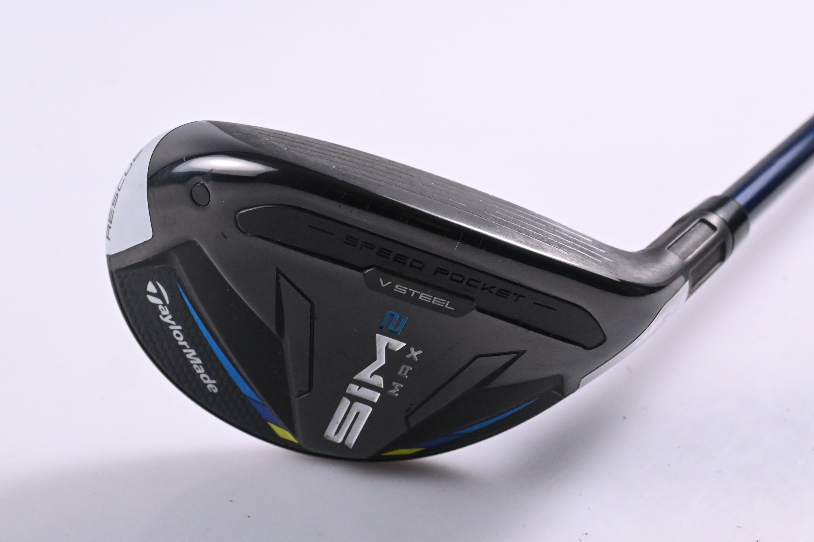 Taylormade SIM2 Max #4 Hybrid / 22 Degree / Stiff Flex Ventus Blue 7 Shaft