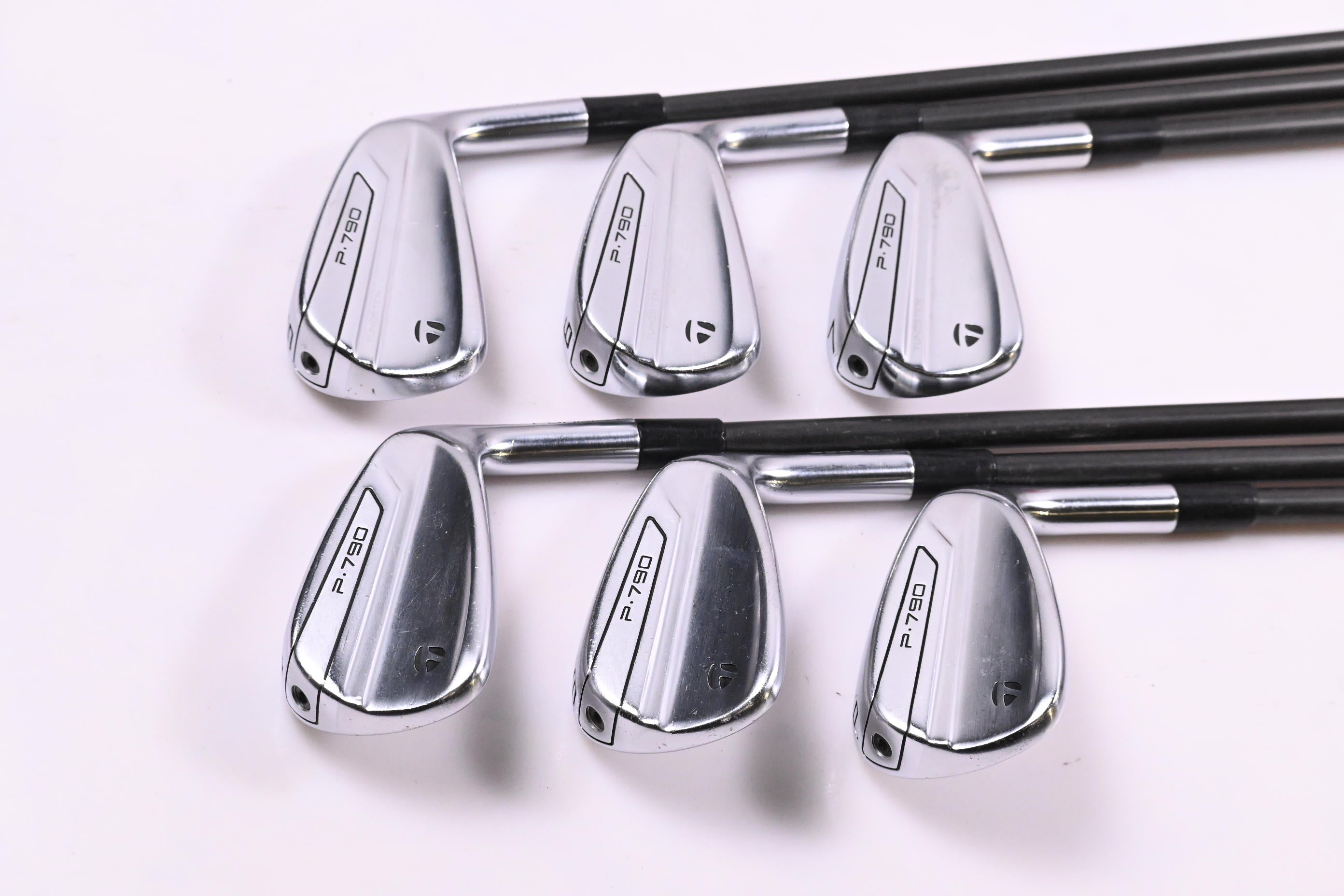 Taylormade P790 2019 Irons / 5-PW / Stiff Flex UST Recoil ES SmacWrap 780 Shafts
