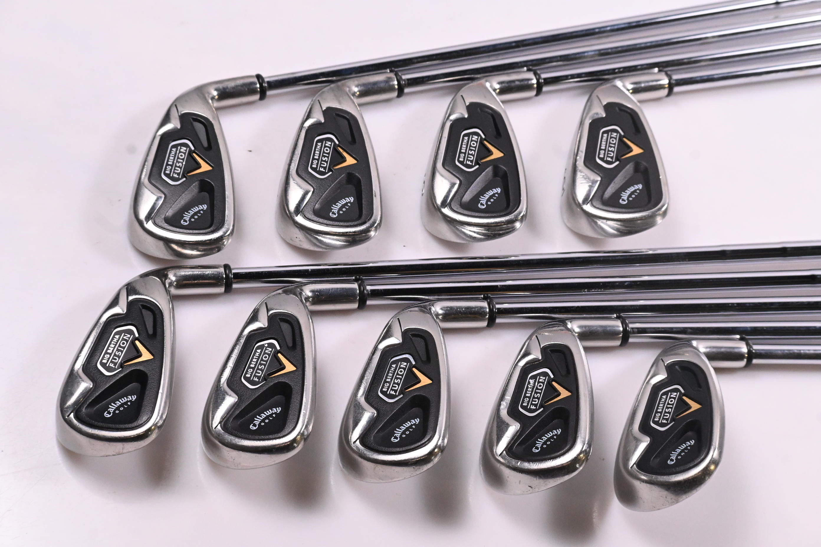Callaway Big Bertha Fusion Irons / 3-PW+SW / UniFlex Callaway Shafts