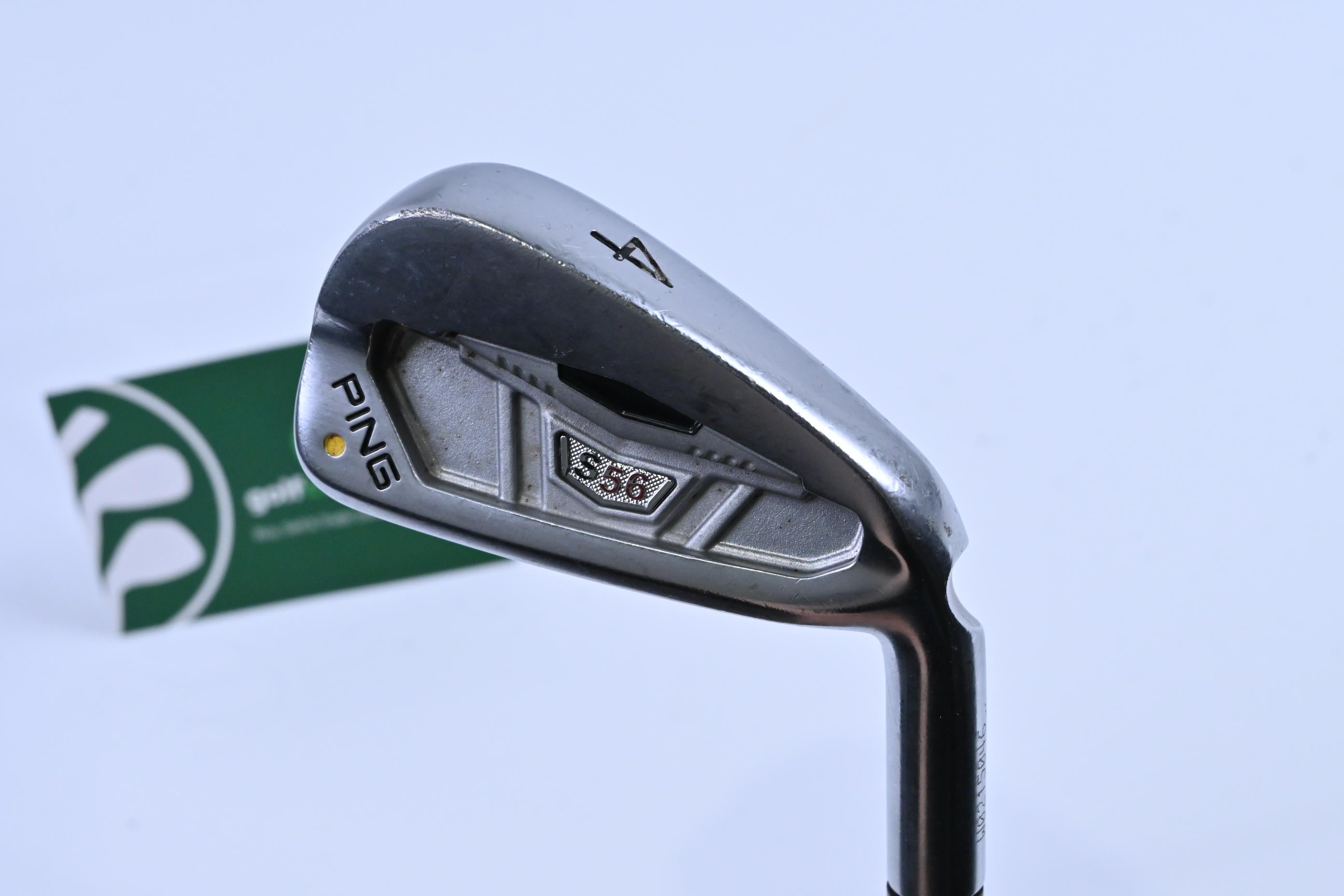 Ping S56 #4 Iron / 24 Degree / Yellow Dot / Regular Flex Steel Shaft