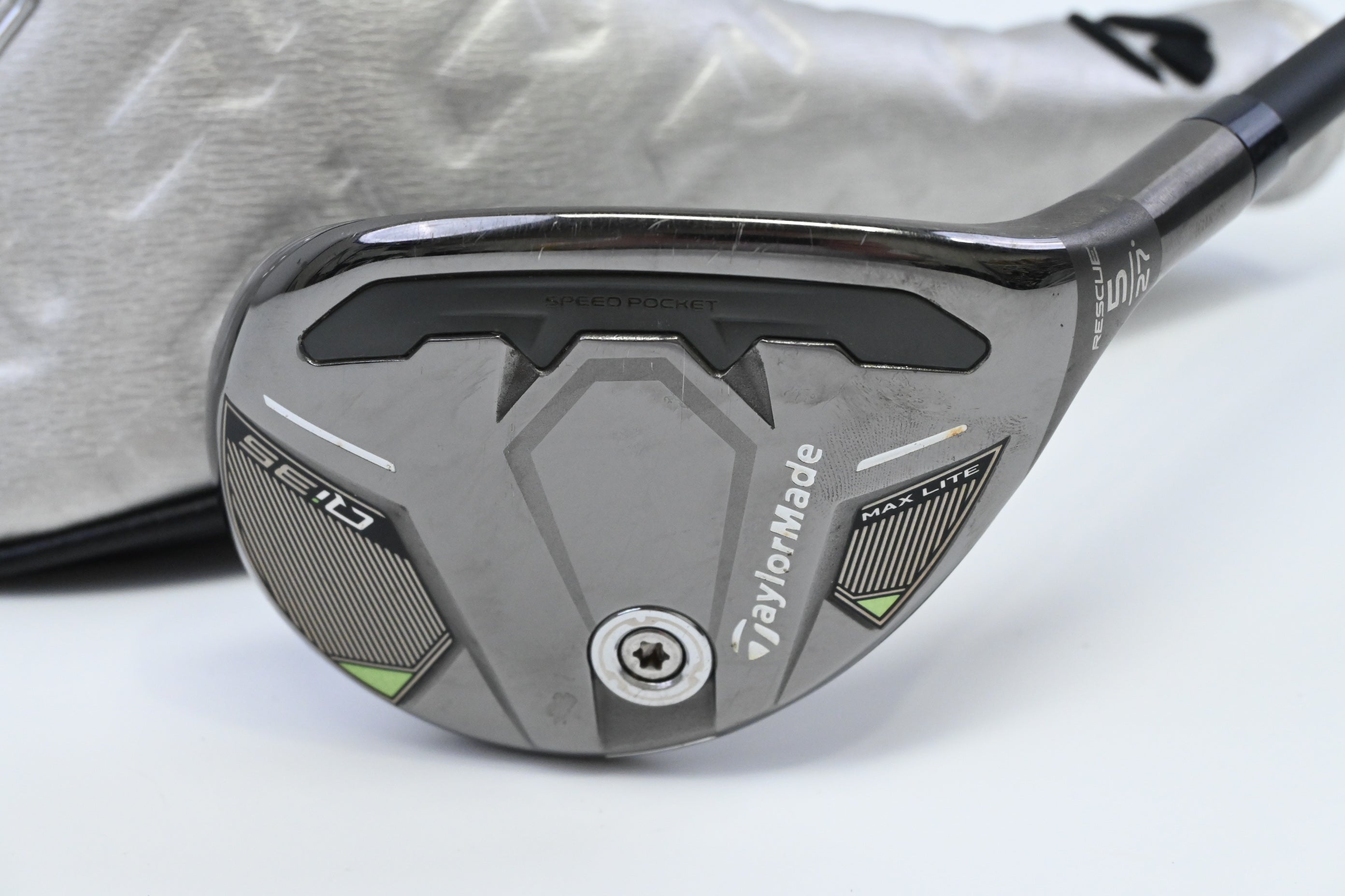 Taylormade Qi35 Max Lite #5 Hybrid / 27 Degree / Regular Flex Vanquish 5 Shaft