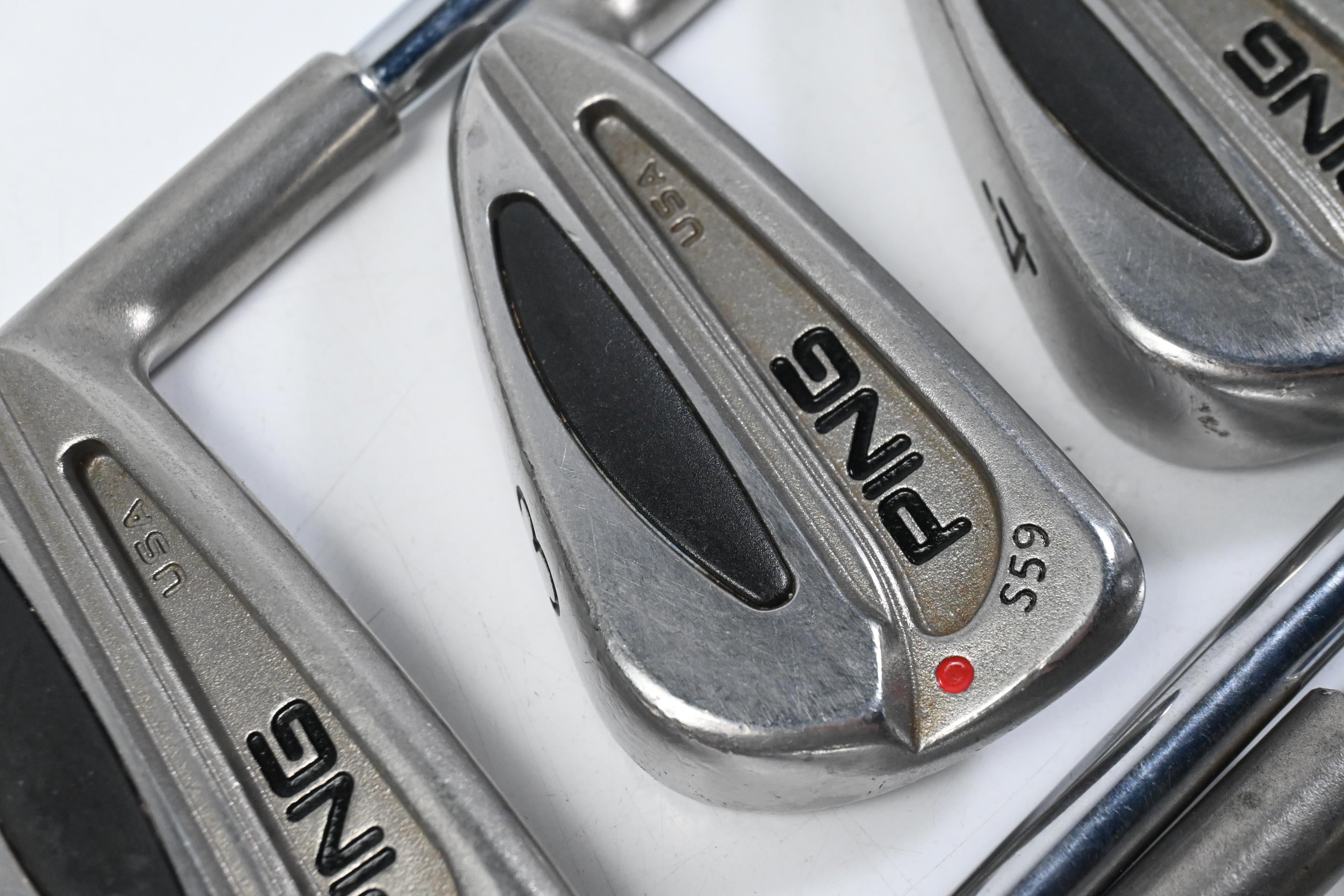 Ping S59 Irons / 2-PW / Red Dot / Stiff Flex Dynamic Gold Shafts
