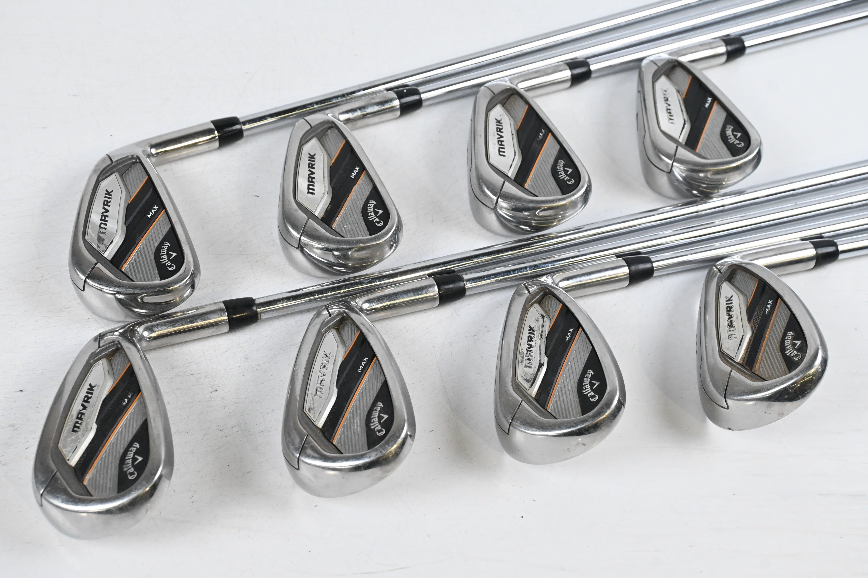 Callaway Mavrik Max Irons / 4-PW+SW / Regular Flex KBS 80 Shafts