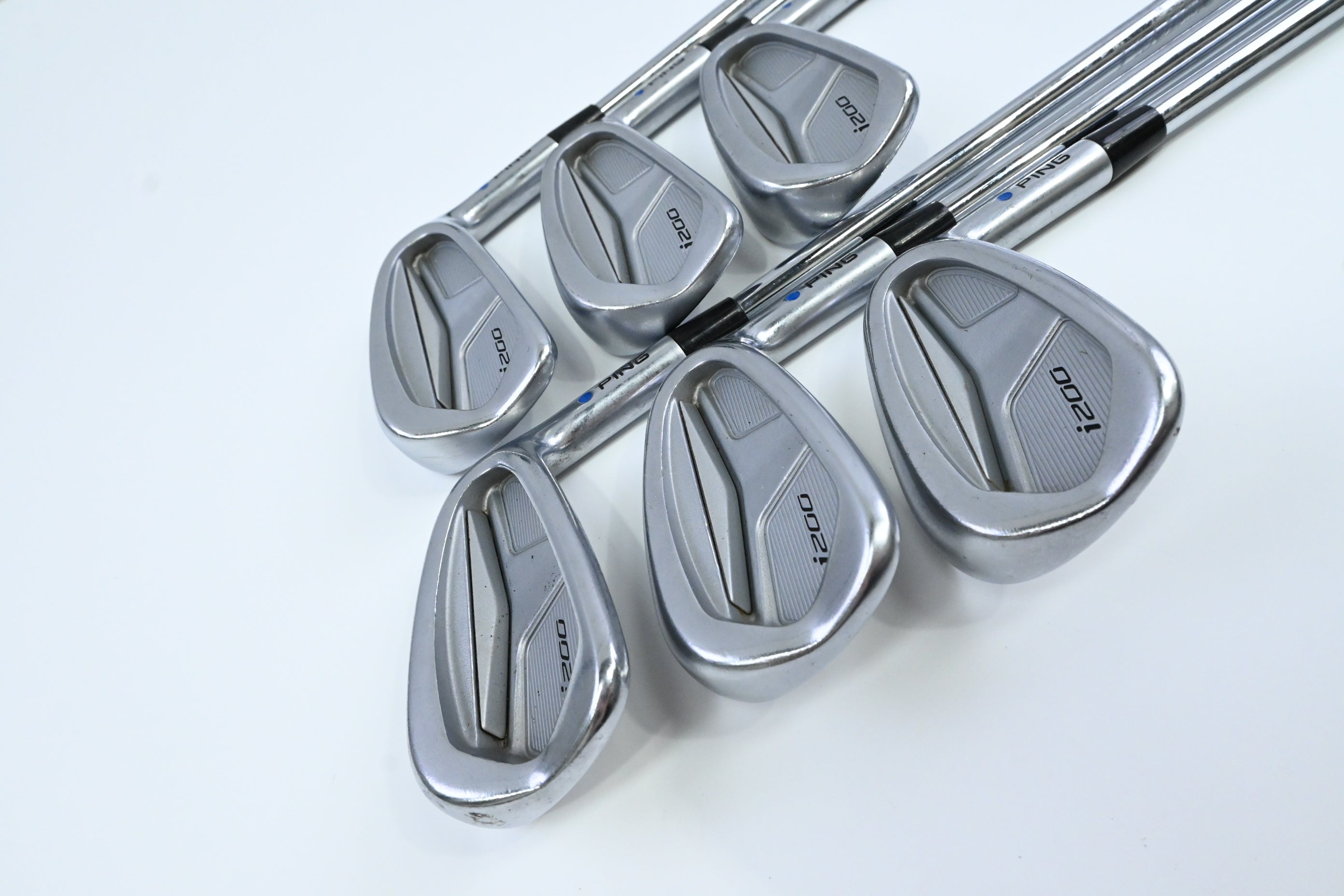 Ping i200 Irons / 5-PW / Blue Dot / Stiff Flex NS Pro Modus3 Tour 105 Shafts